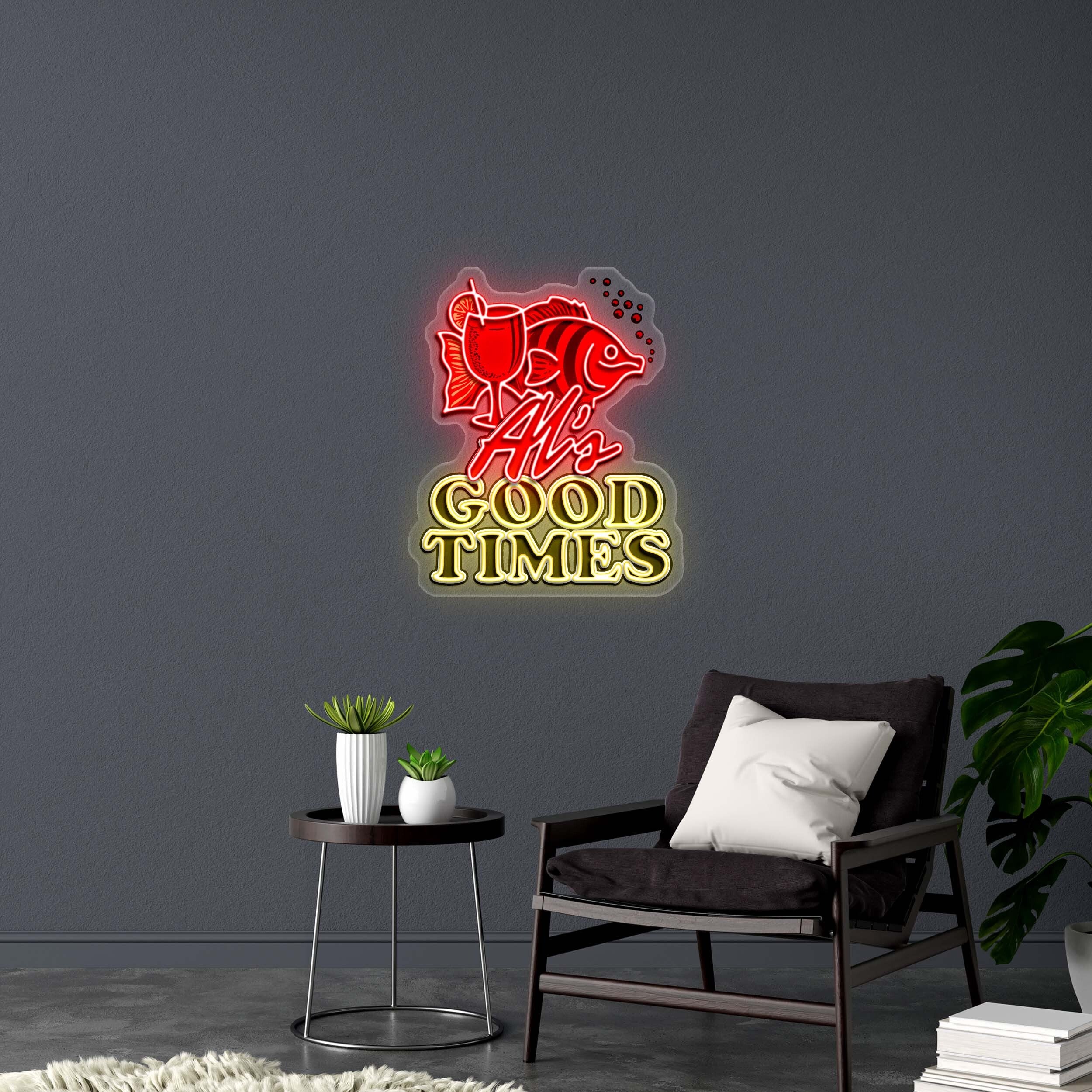 AL'S GOOD TIMES - Premium Neon Artwork