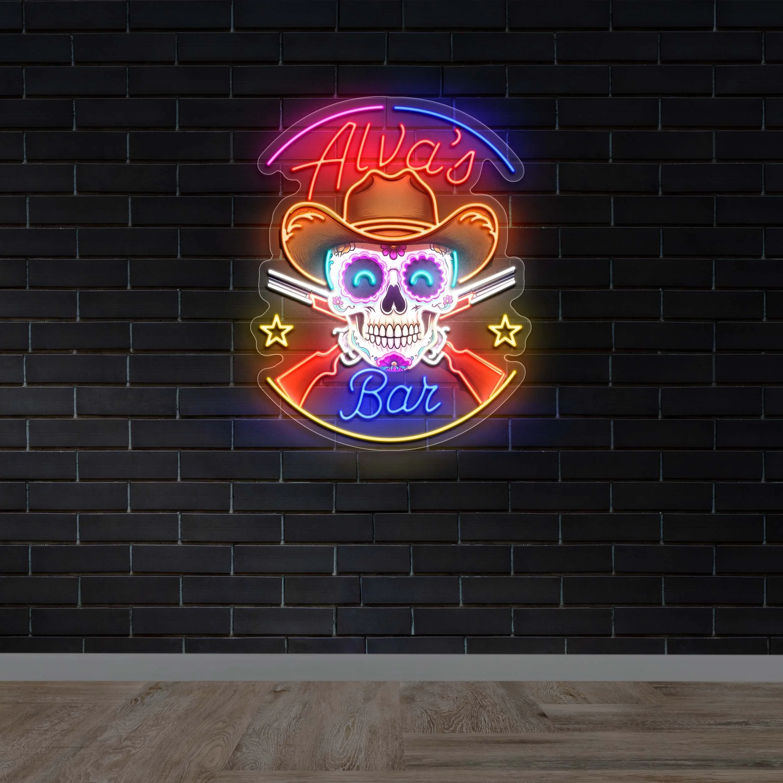Alva’s Bar - Premium Neon Artwork