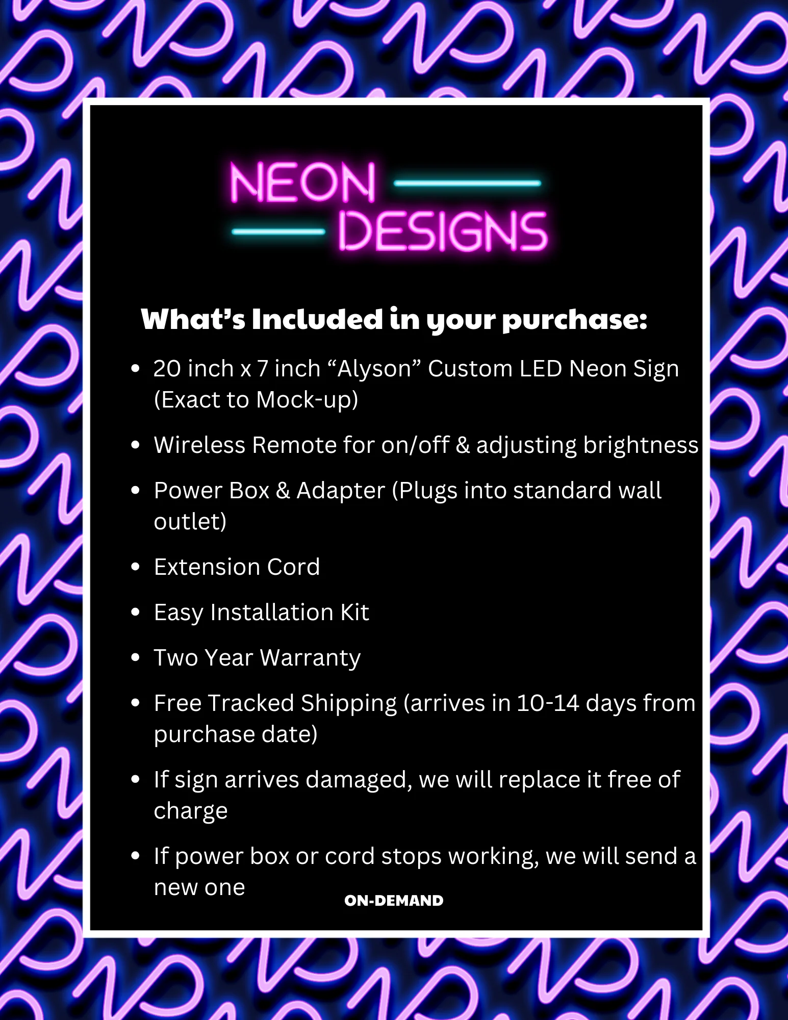 Alyson - Premium Neon Artwork - Image 4