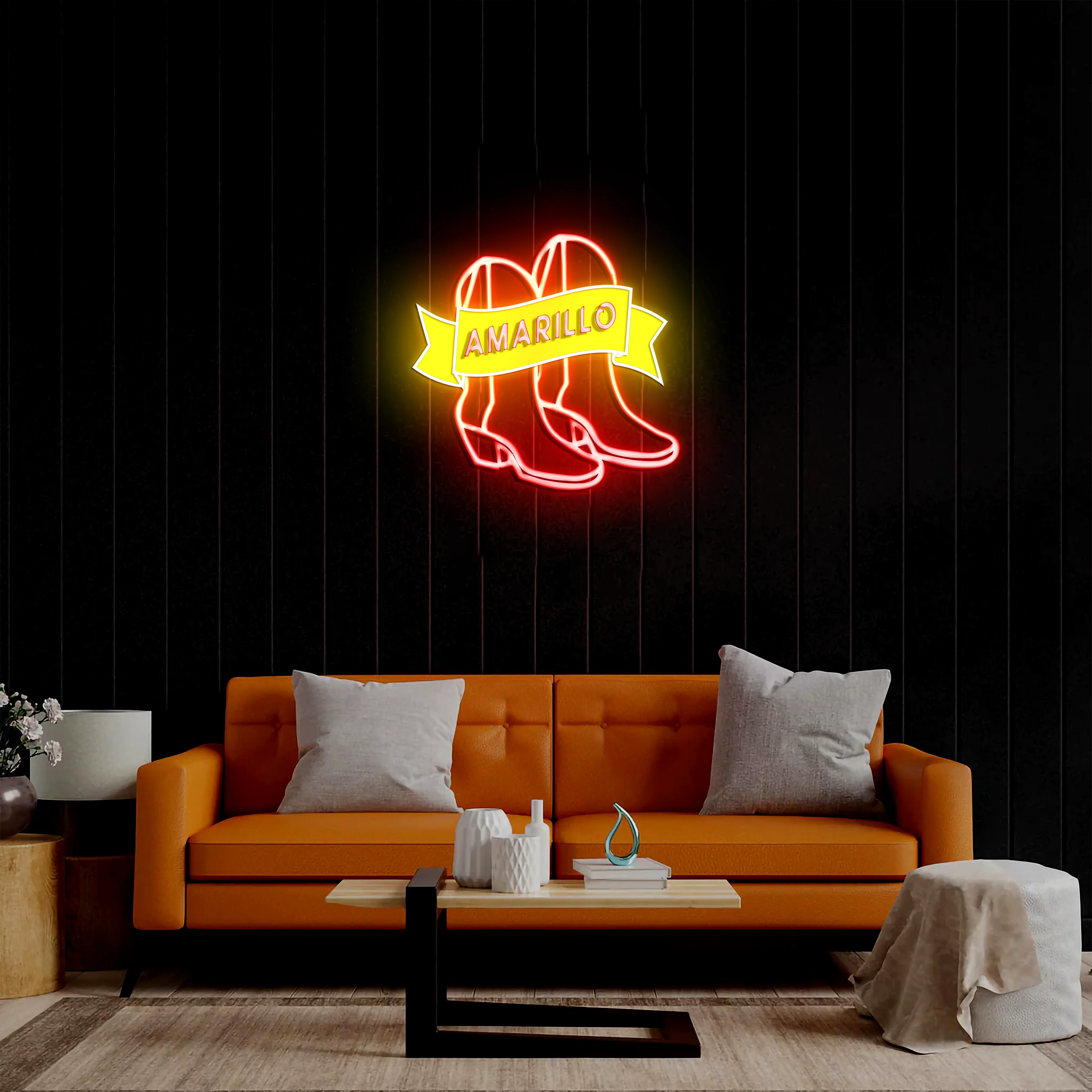 Amarillo - Premium Neon Artwork