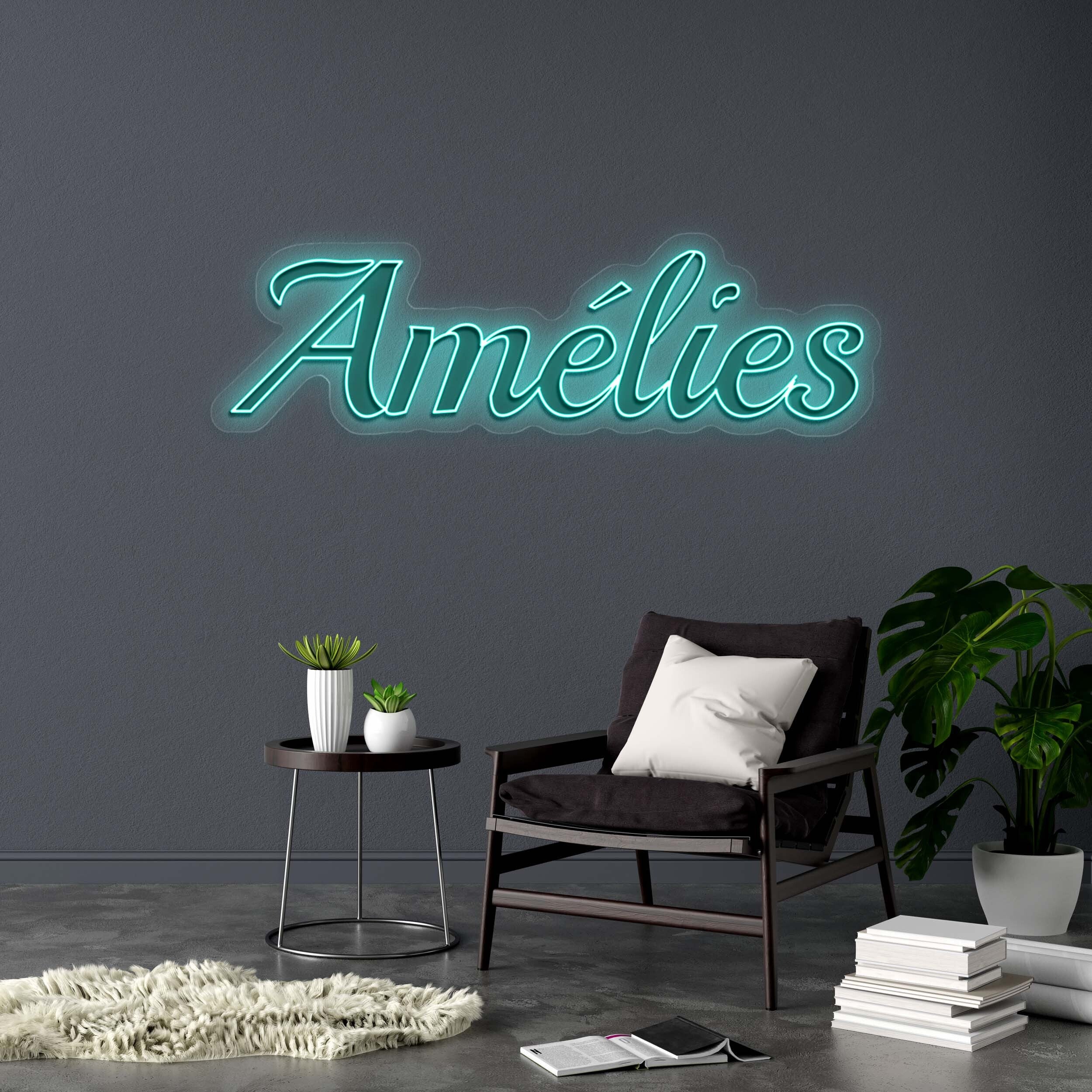Amelies (no filigree) - Premium Neon Artwork