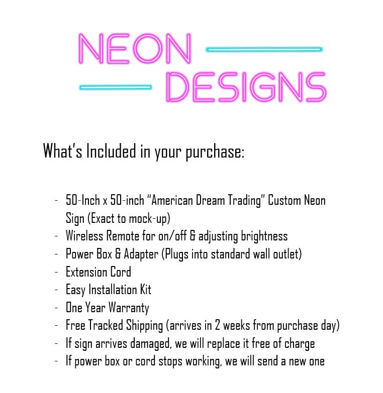 American Dream Trading - Premium Neon Artwork - Image 2