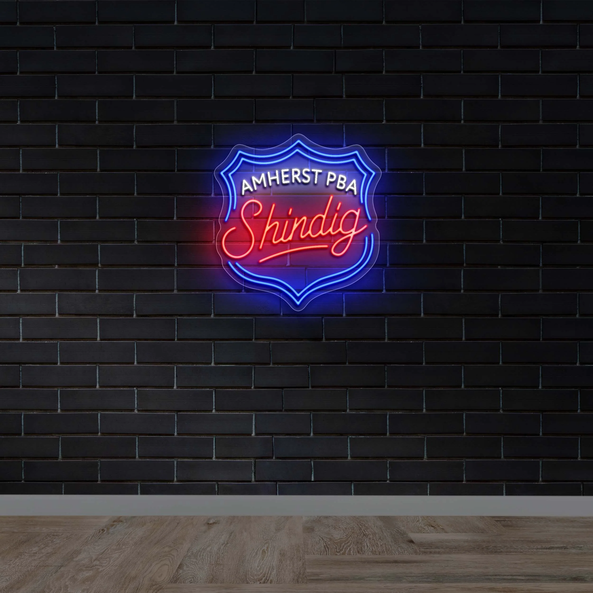 Amherst PBA Shindig - Premium Neon Artwork