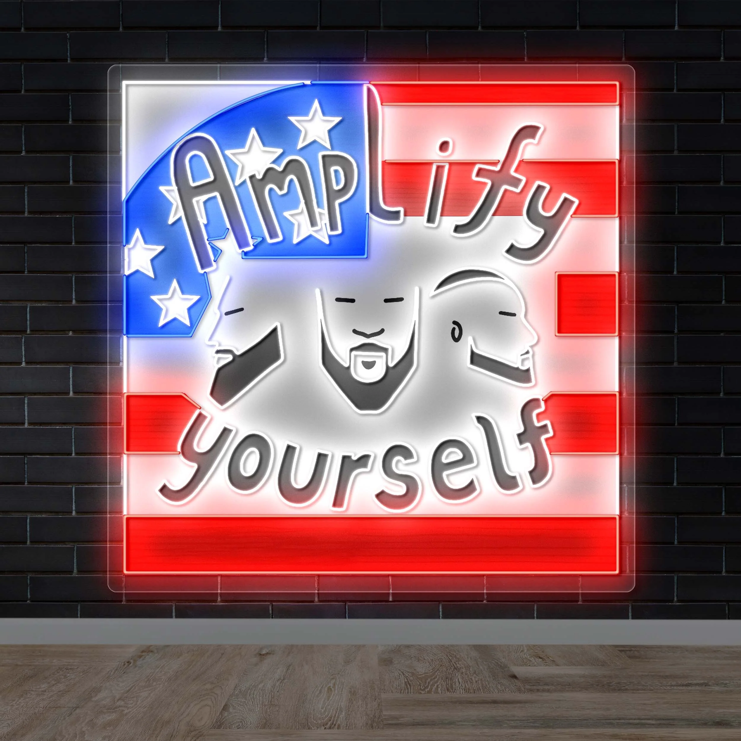 Amplify Yourself - Premium Neon Artwork