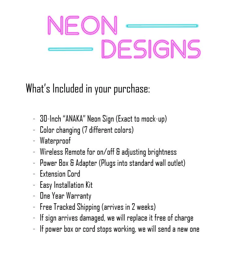 ANAKA - Premium Neon Artwork - Image 2