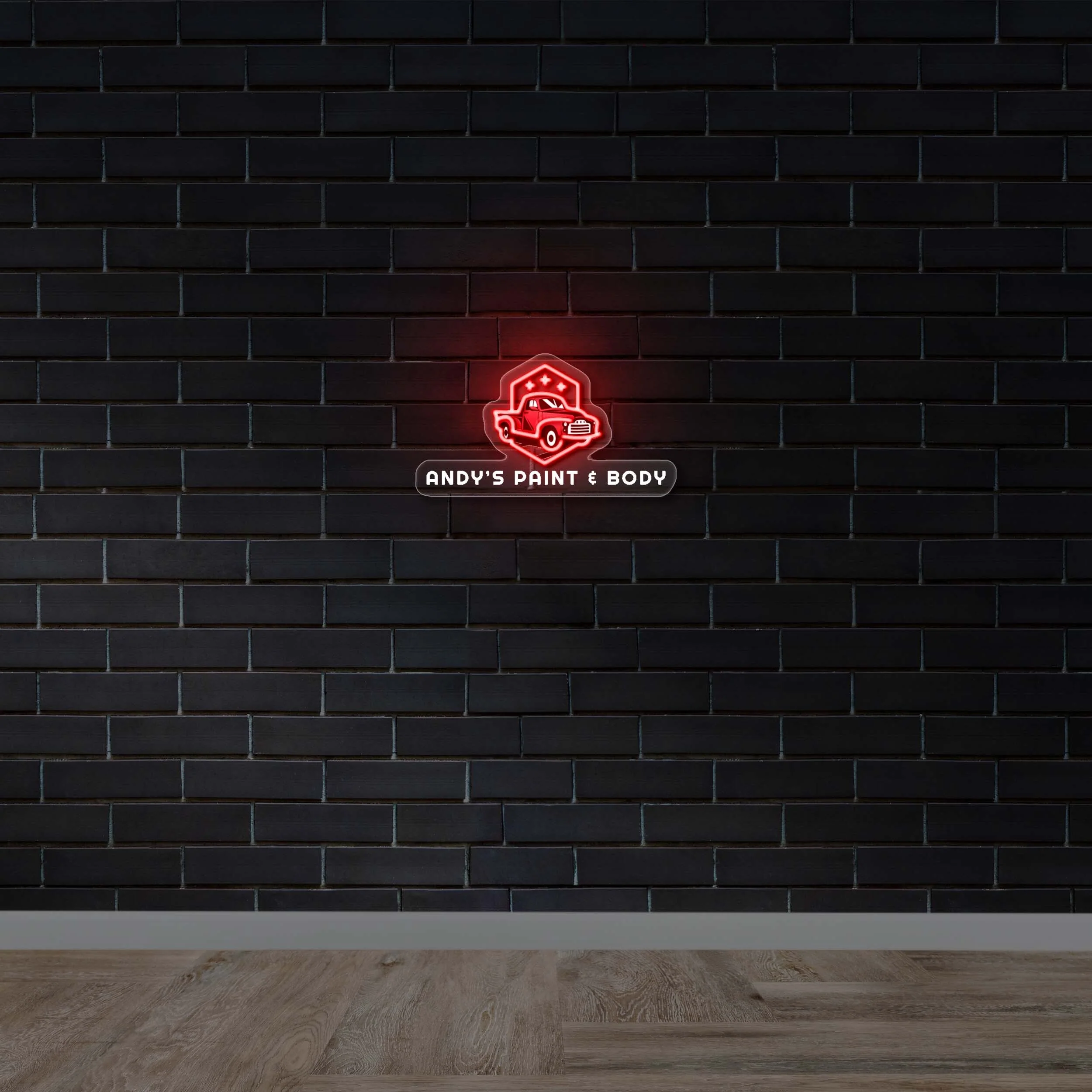 ANDY'S PAINT & BODY - Premium Neon Artwork