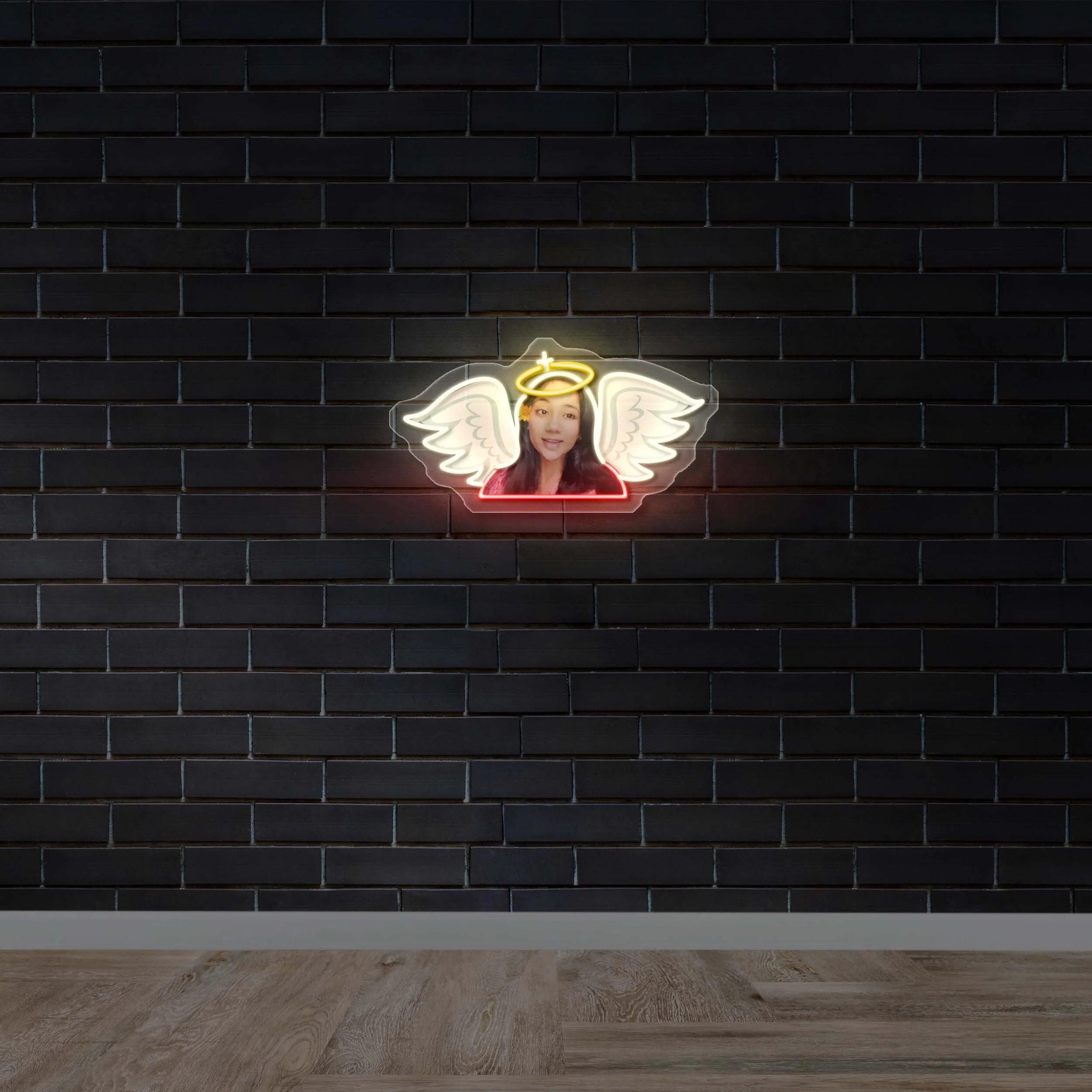Angel Glow - Premium Neon Artwork