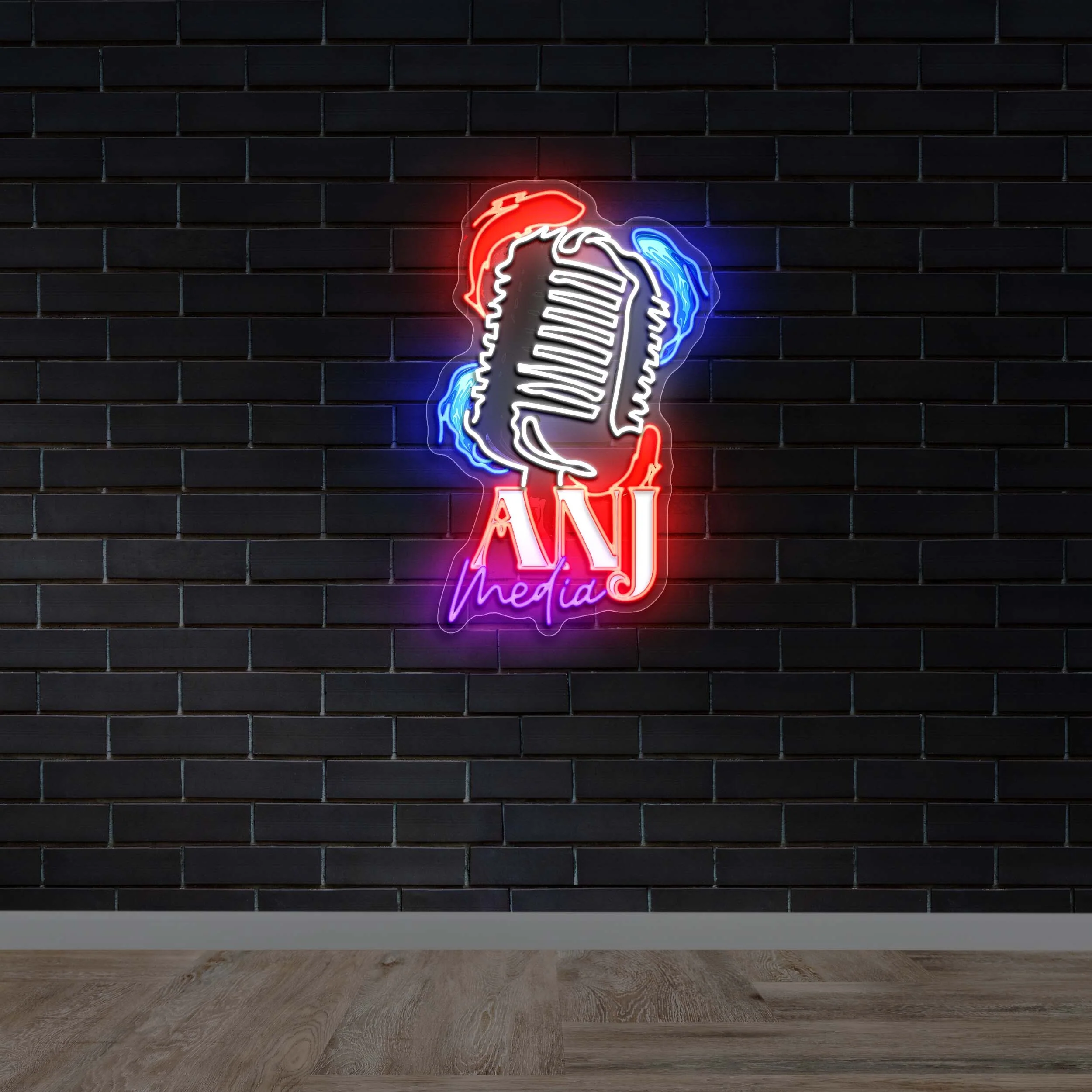 ANJ MEDIA - Premium Neon Artwork