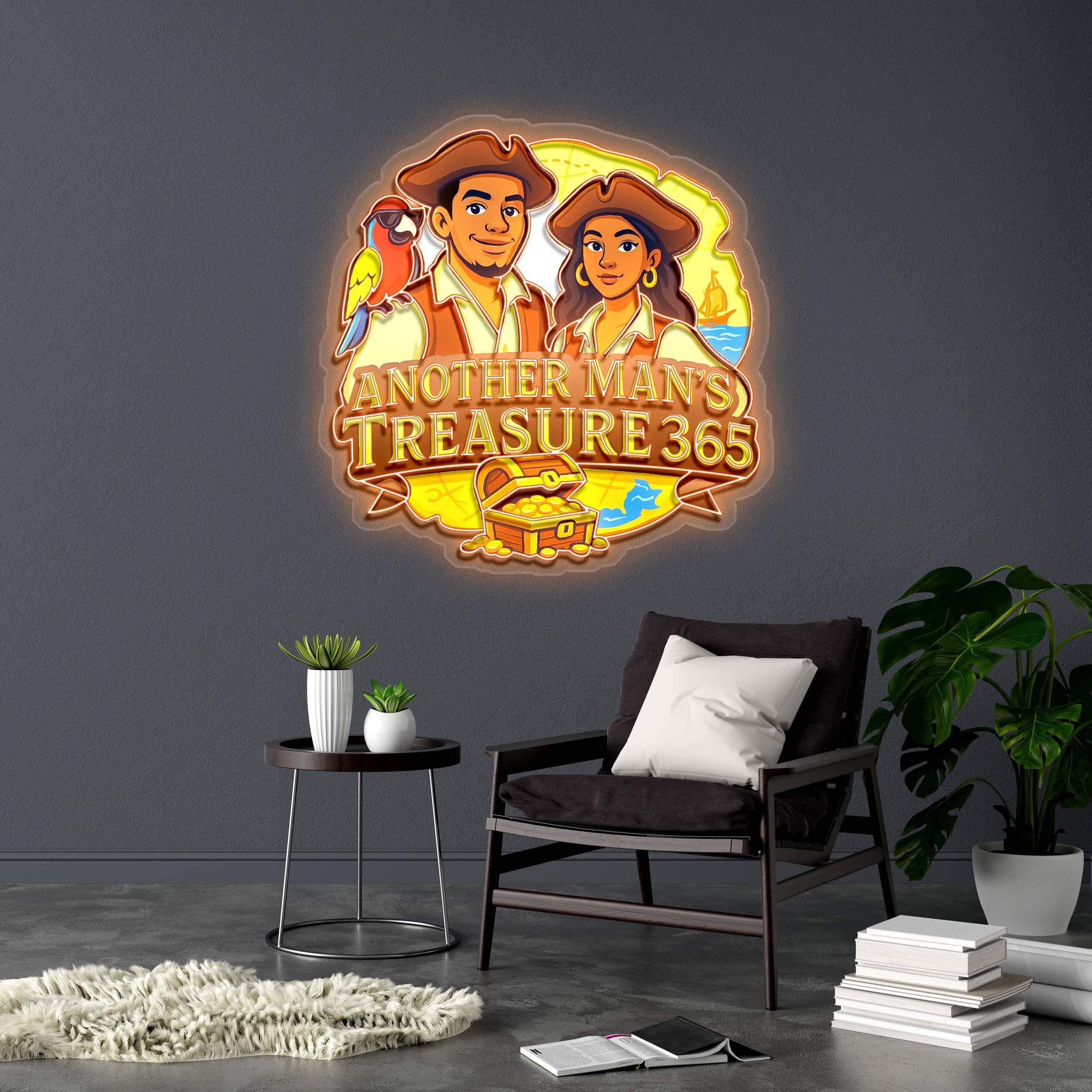 ANOTHER MAN'S TREASURE 365 - Premium Neon Artwork