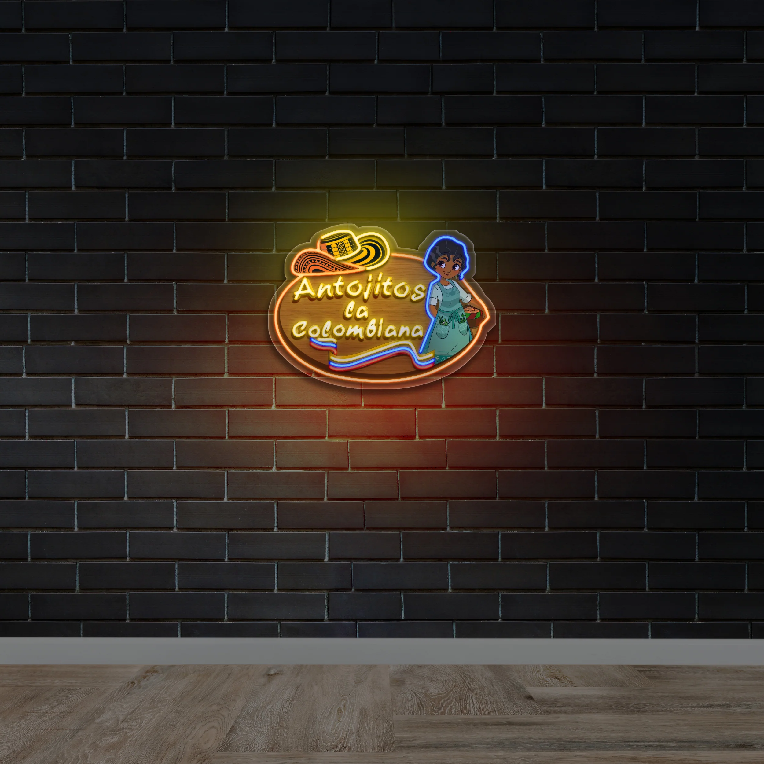 Antojitos La Colombiana - Premium Neon Artwork