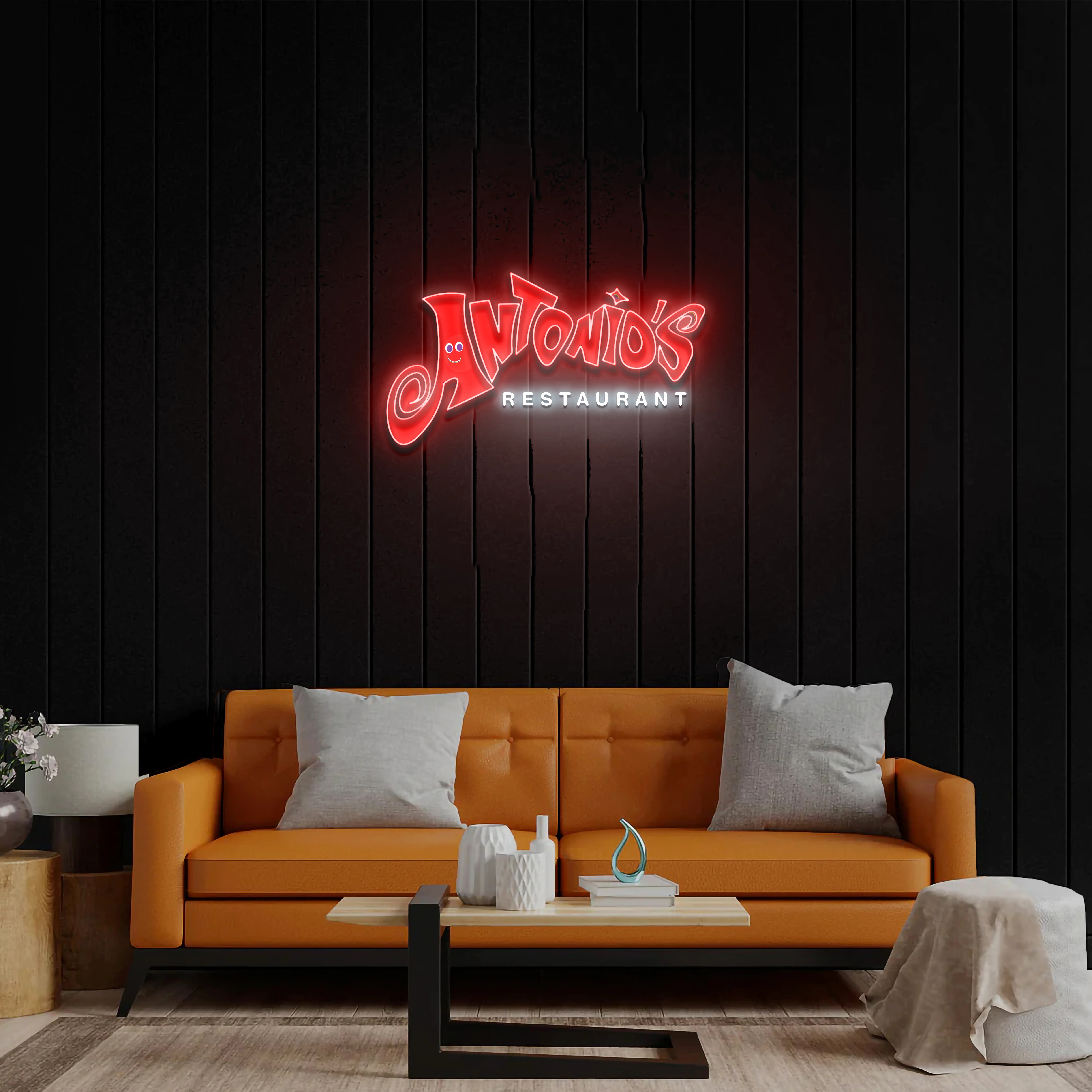 Antonio's Restaurant - Premium Neon Artwork