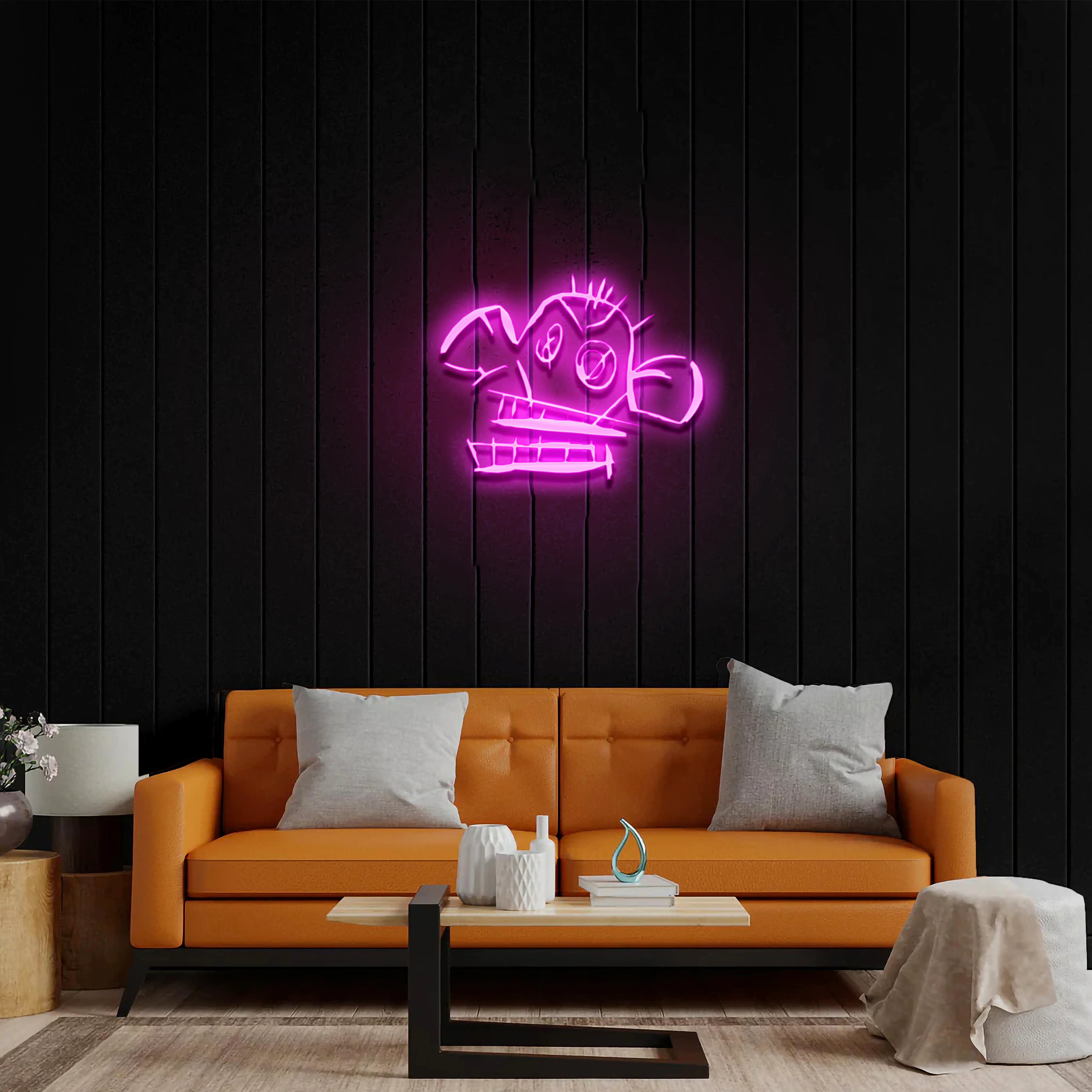Arcane Jinx's Monkey Symbol - Premium Neon Artwork