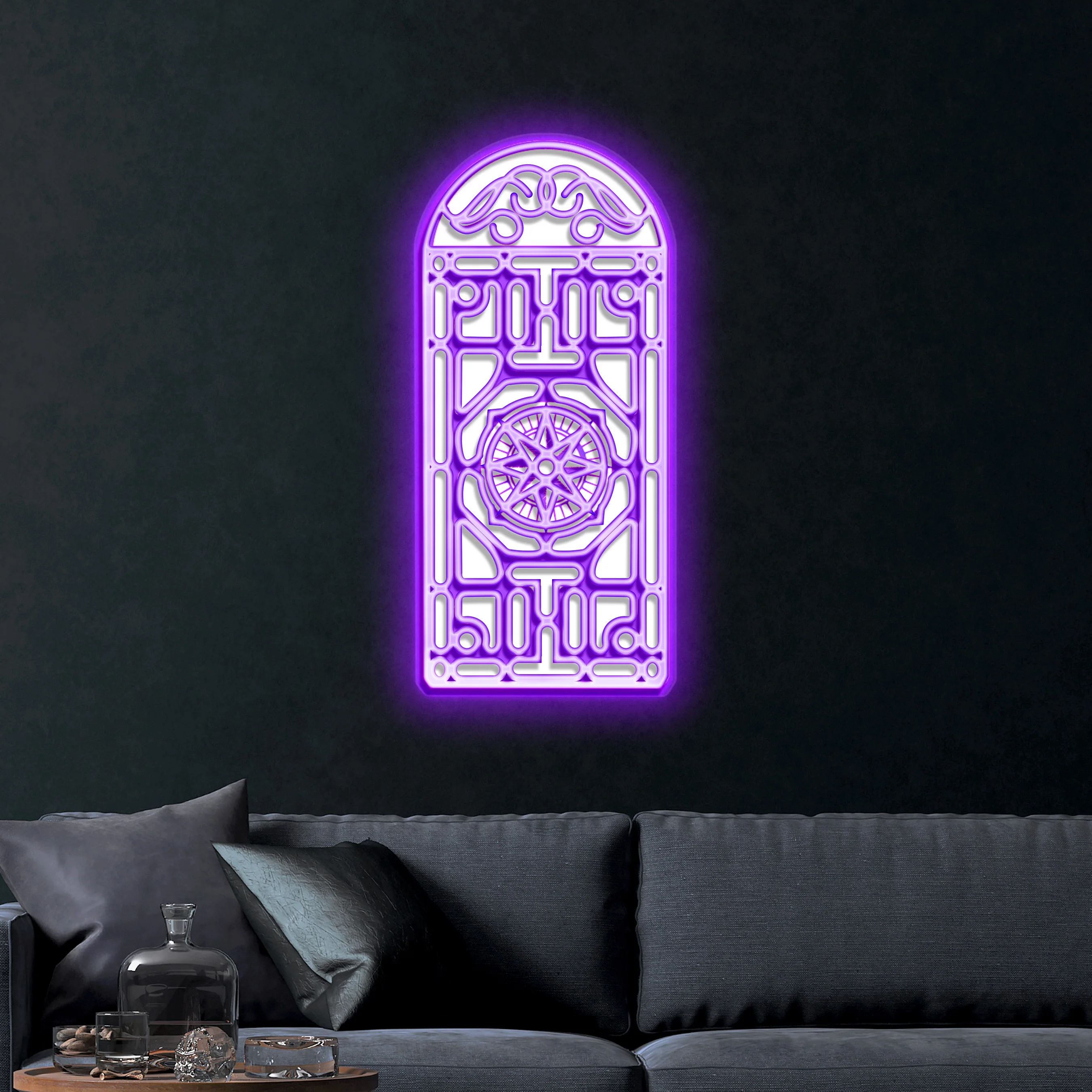 Arched Door – Premium Neon Artwork