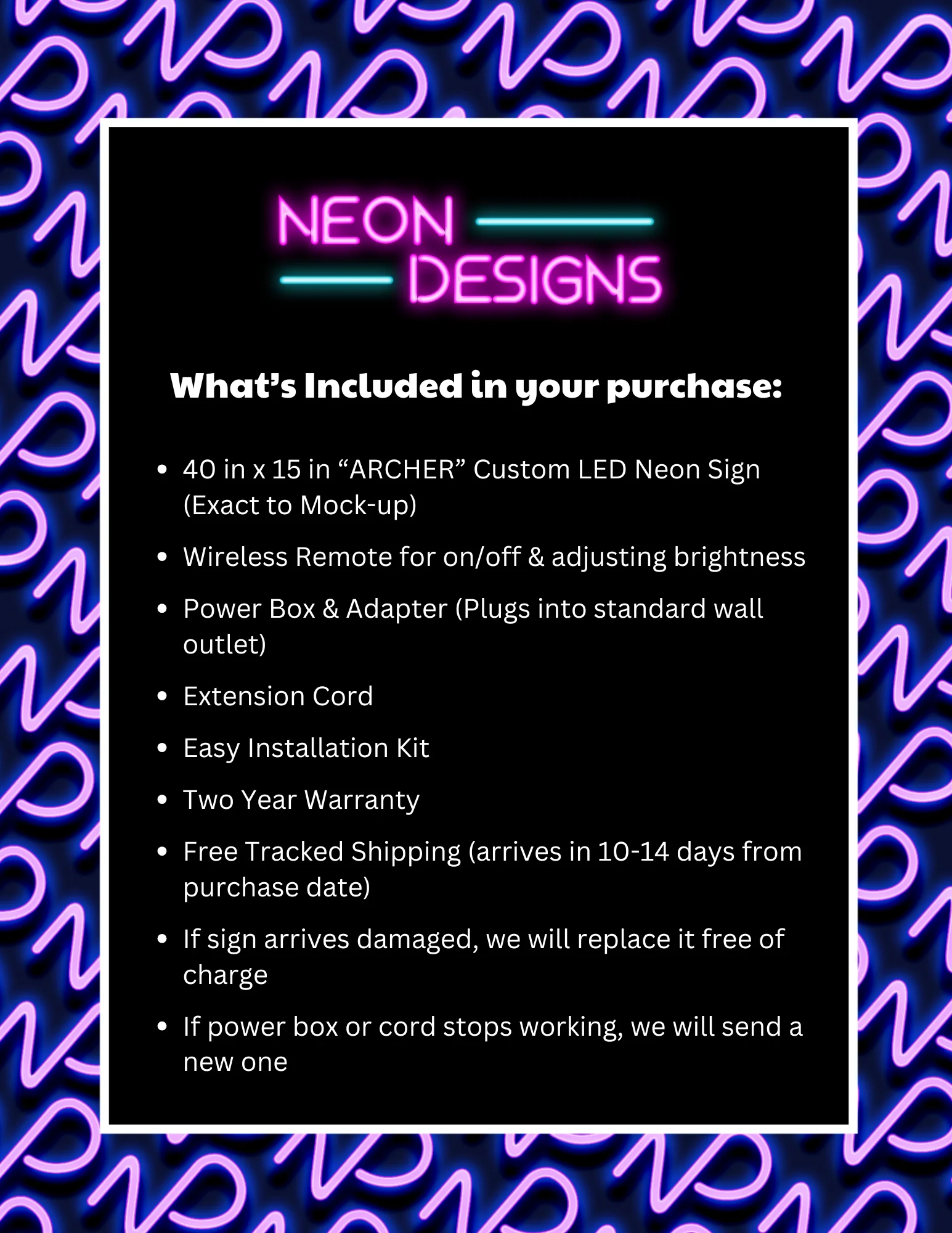 ARCHER - Premium Neon Artwork - Image 2