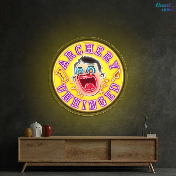 ARCHERY UNHINGED - Premium Neon Artwork