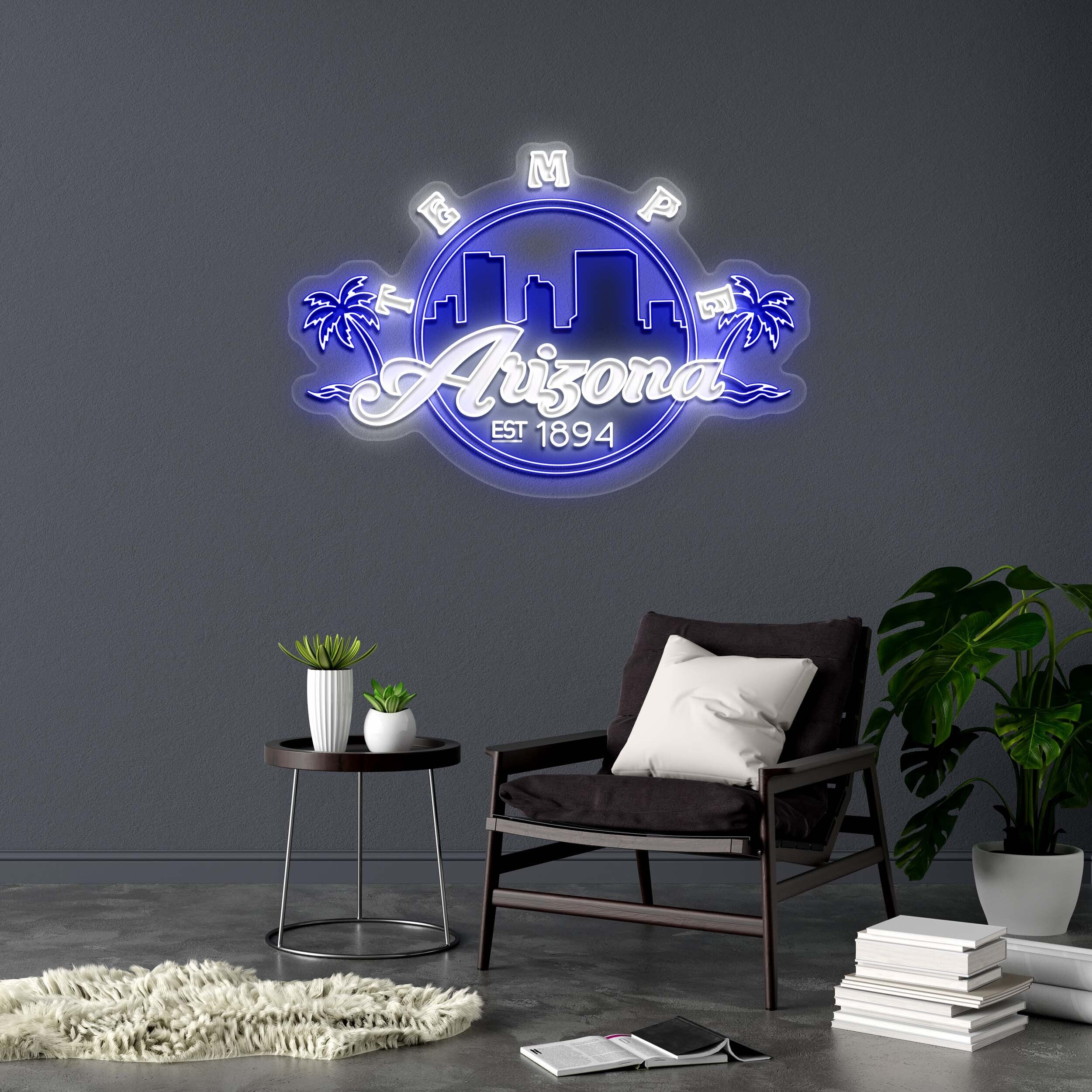 ARIZONA EST 1894 - Premium Neon Artwork