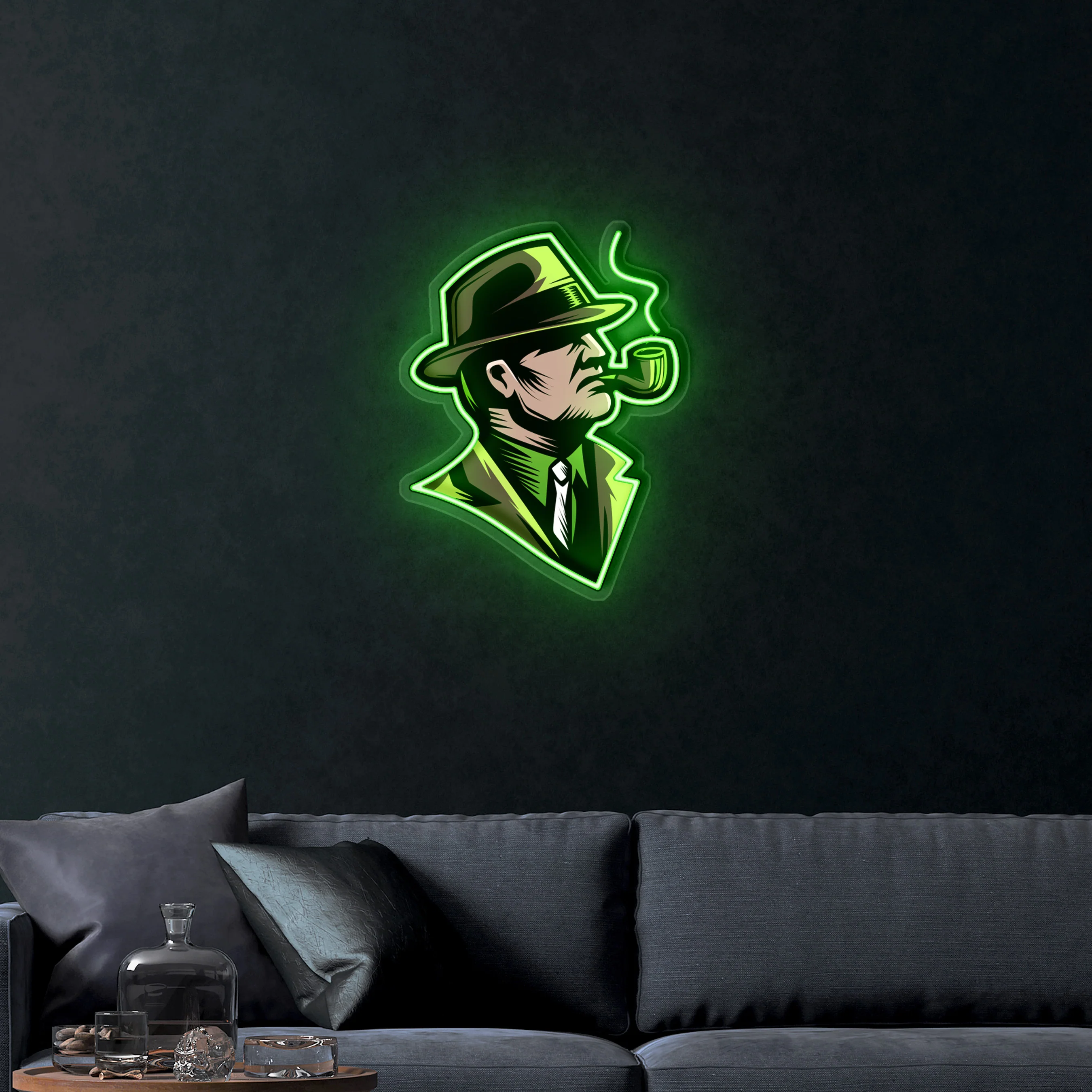 Arkain Jenetics (logo) – Premium Neon Artwork