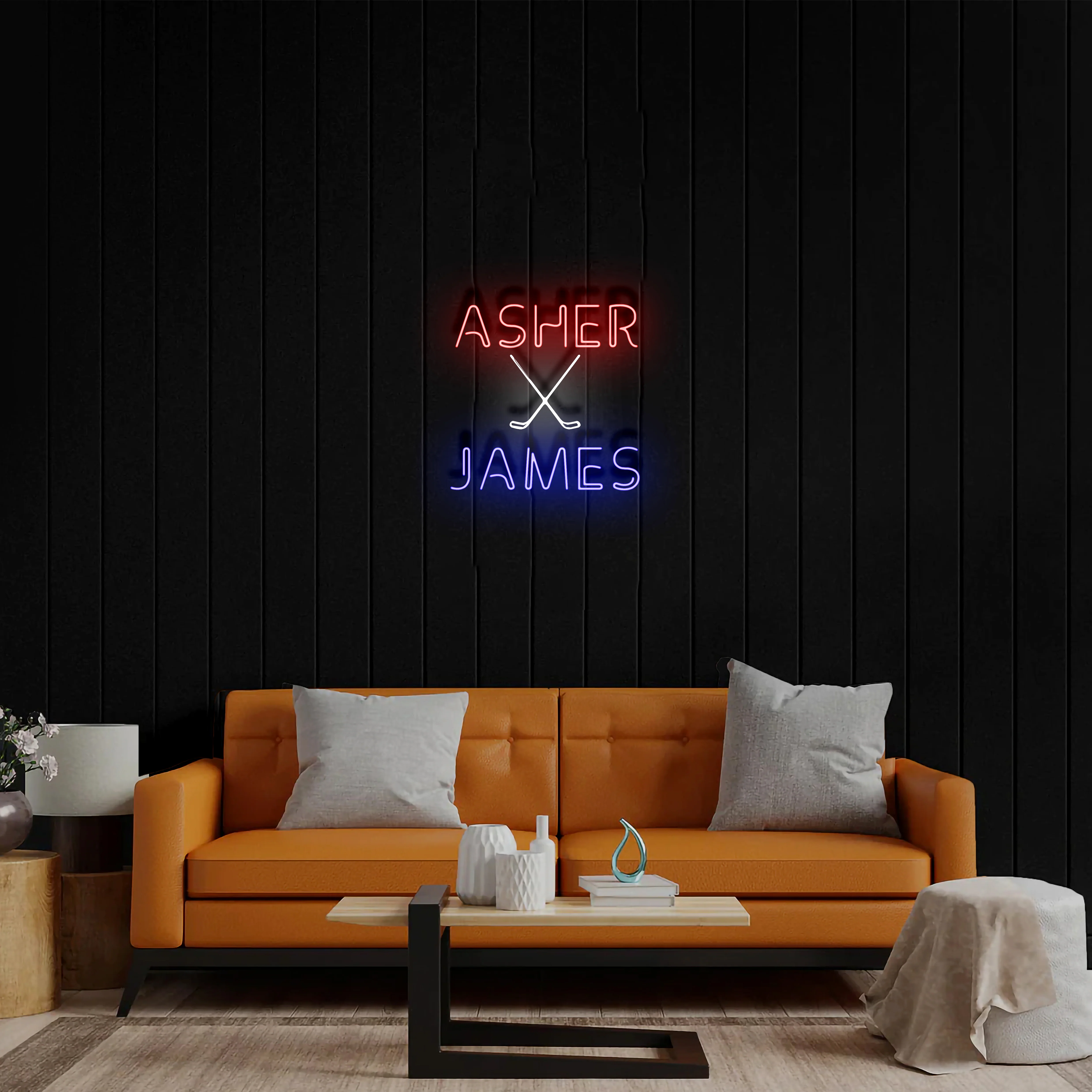 Asher James - Premium Neon Artwork