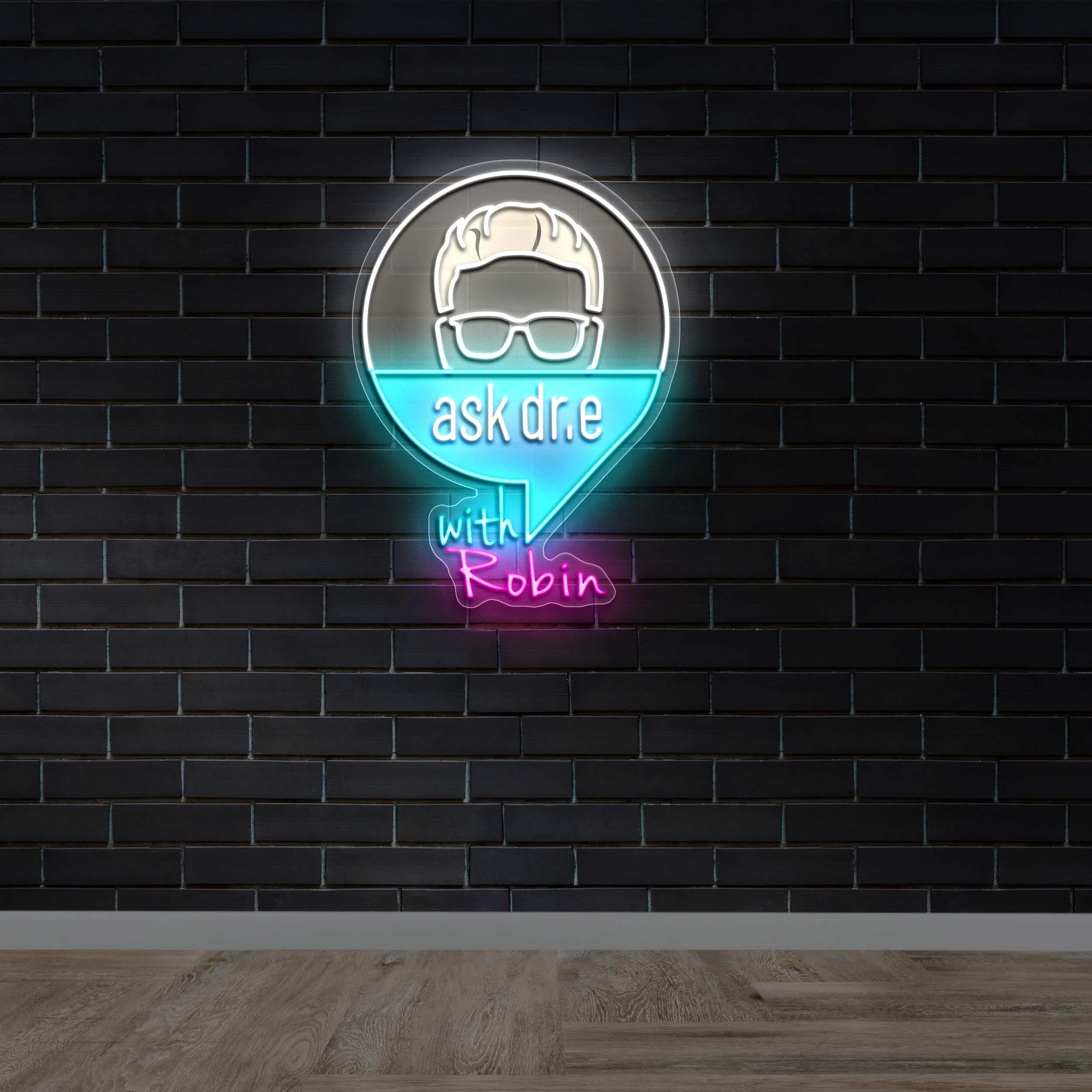Ask Dr. E  - Premium Neon Artwork