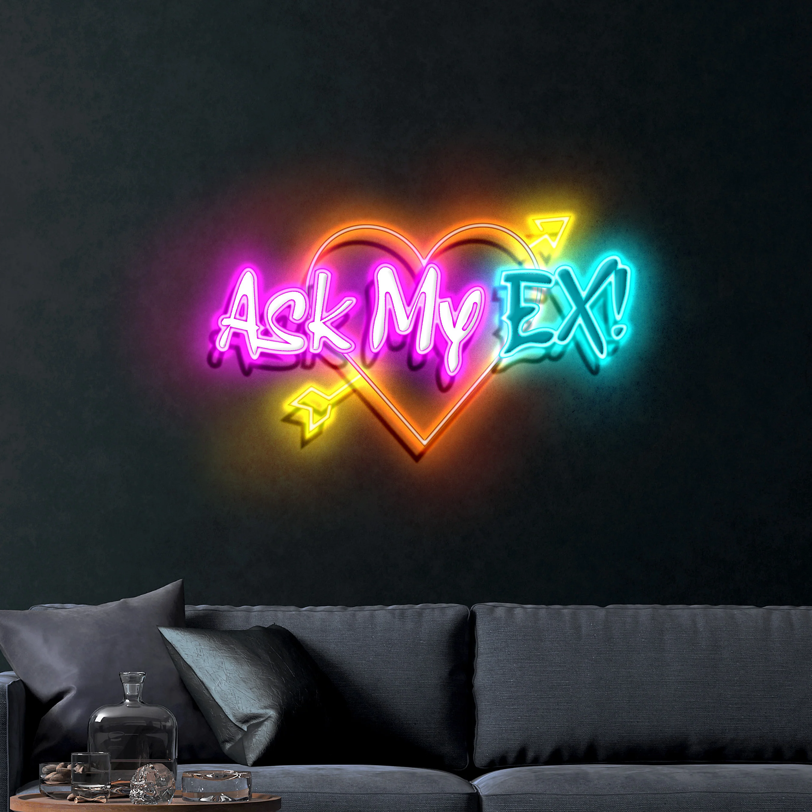 Ask My Ex! – Premium Neon Artwork