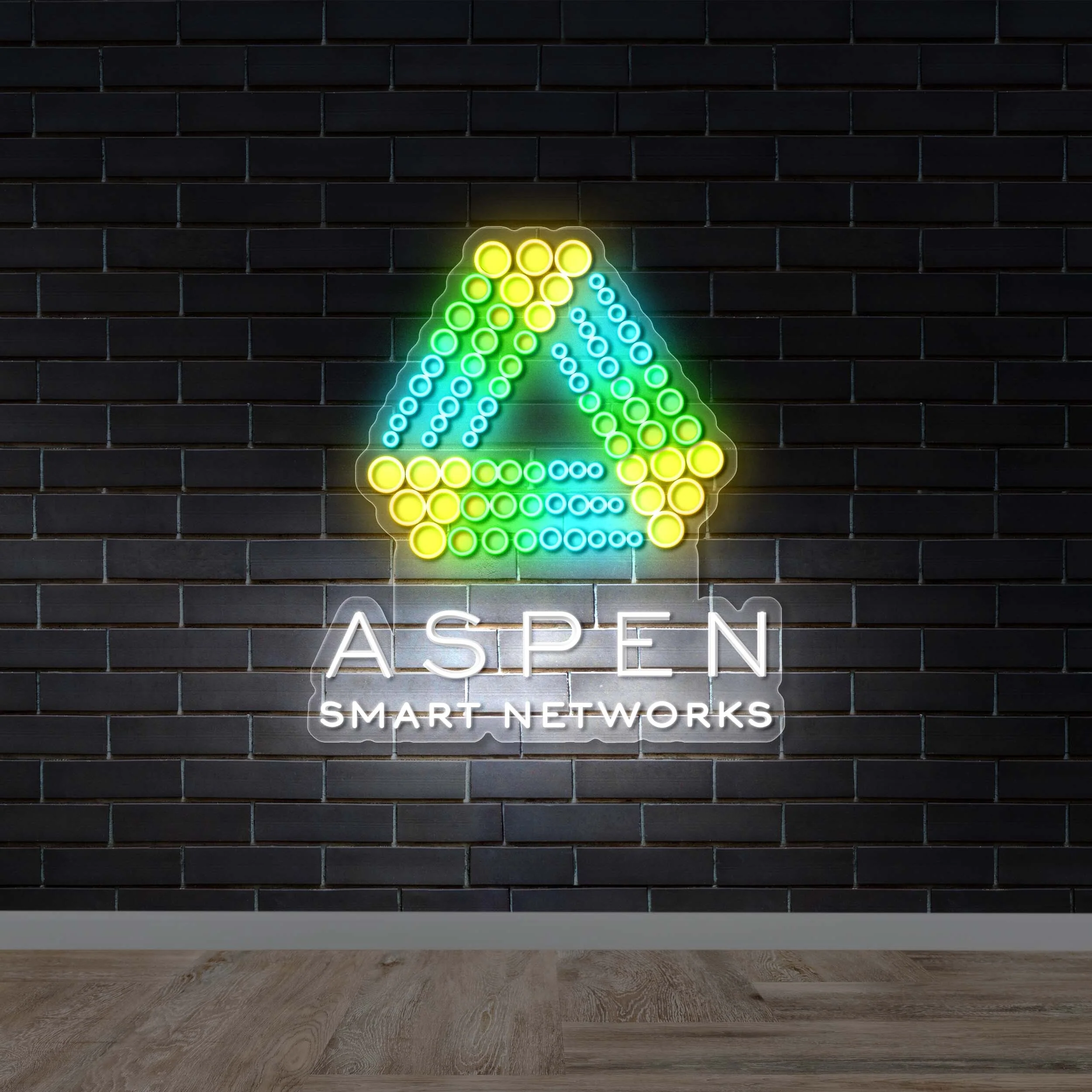 Aspen Smart Networks – Premium Neon Artwork
