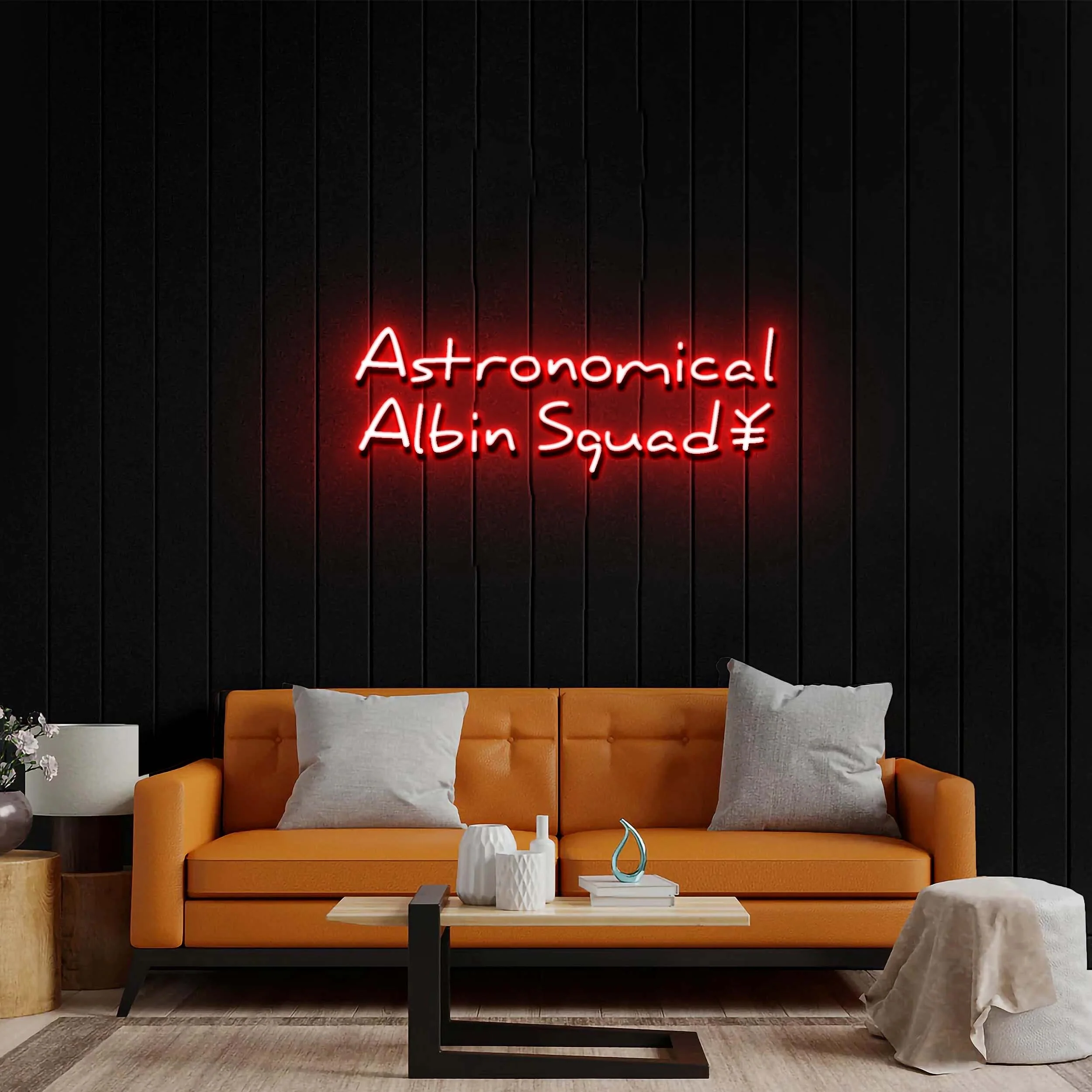 Astronomical Albin Squad¥ - Premium Neon Artwork
