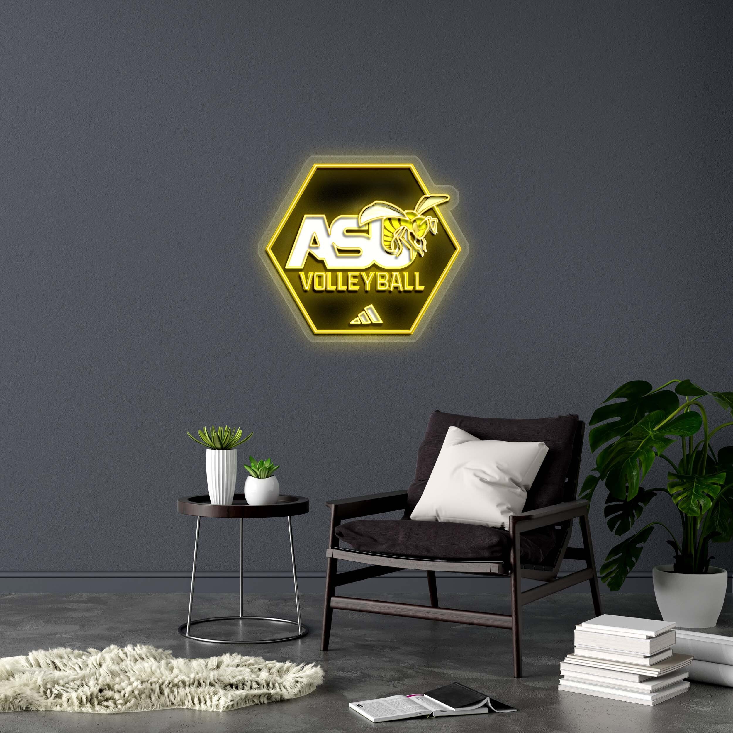 ASU VOLLEYBALL - Premium Neon Artwork