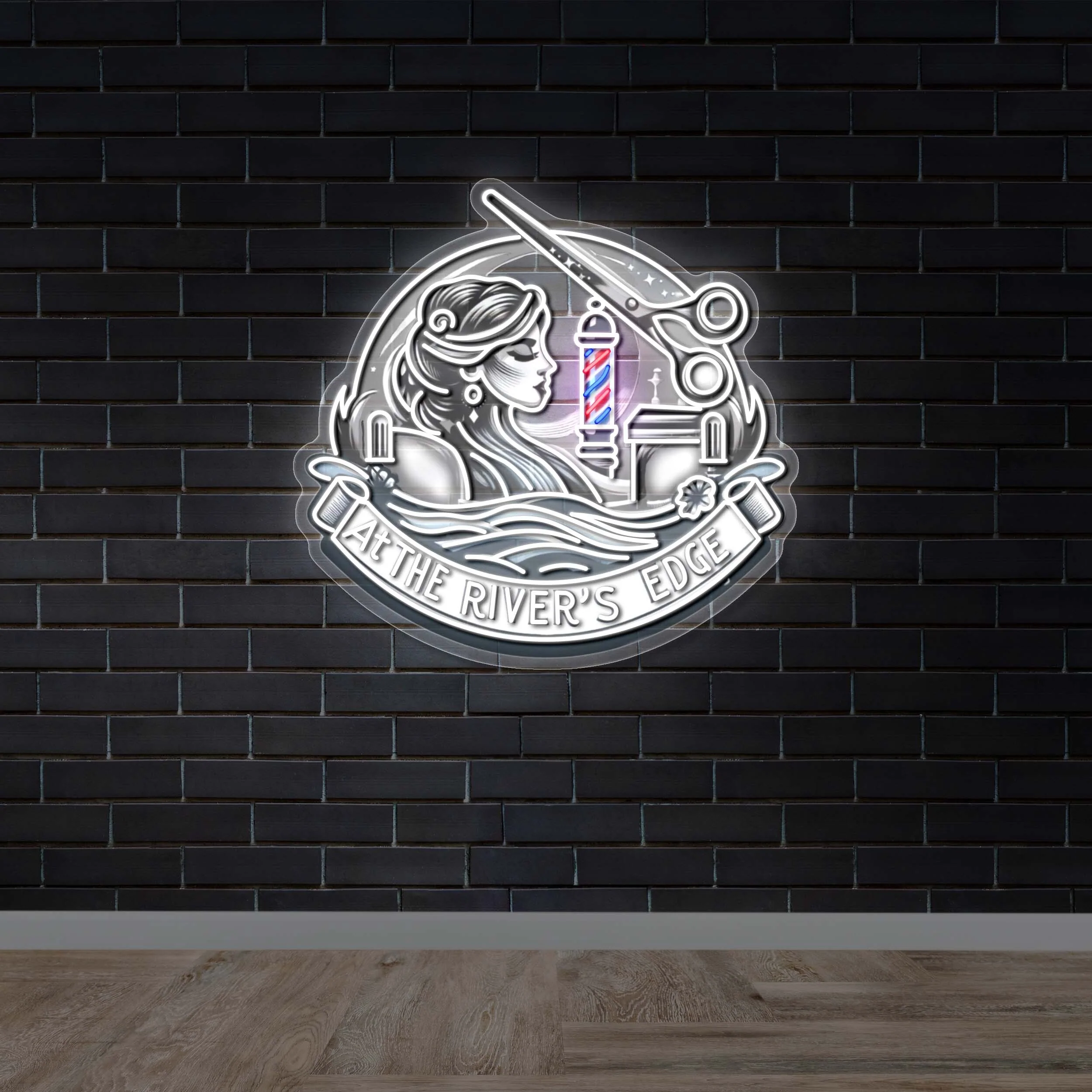 At the River’s Edge - Premium Neon Artwork