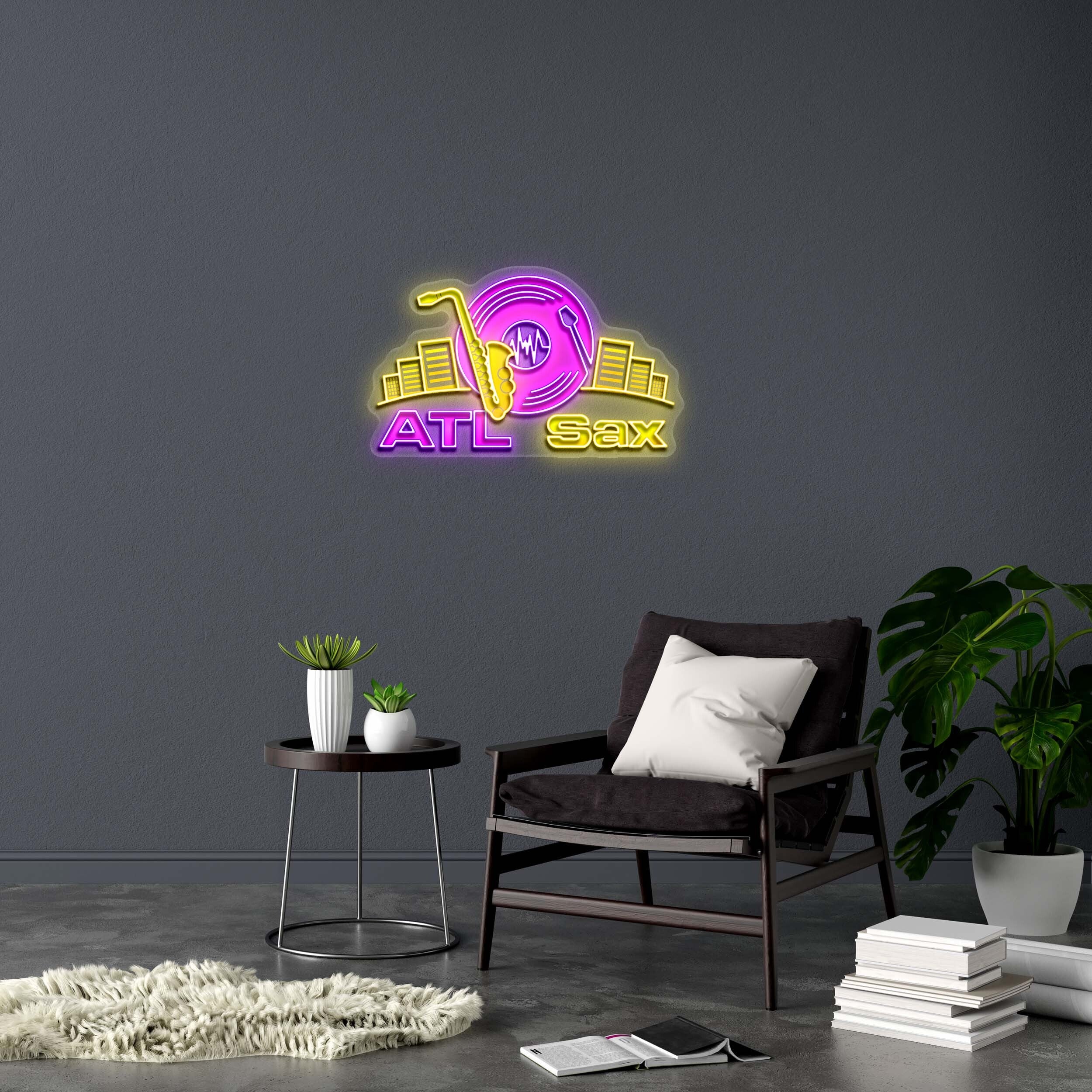 ATL Sax  - Premium Neon Artwork