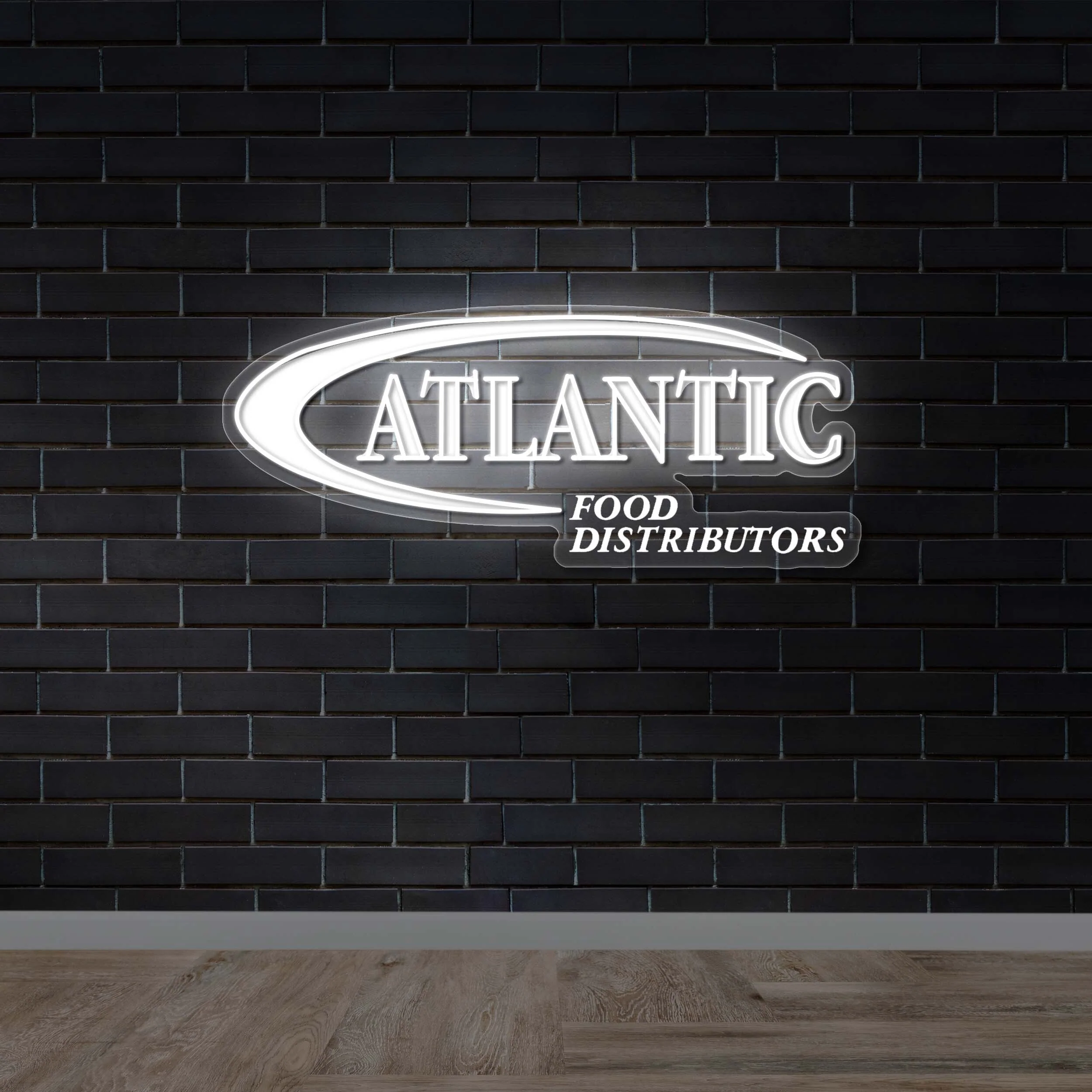 Atlantic Food Distributors - Premium Neon Artwork