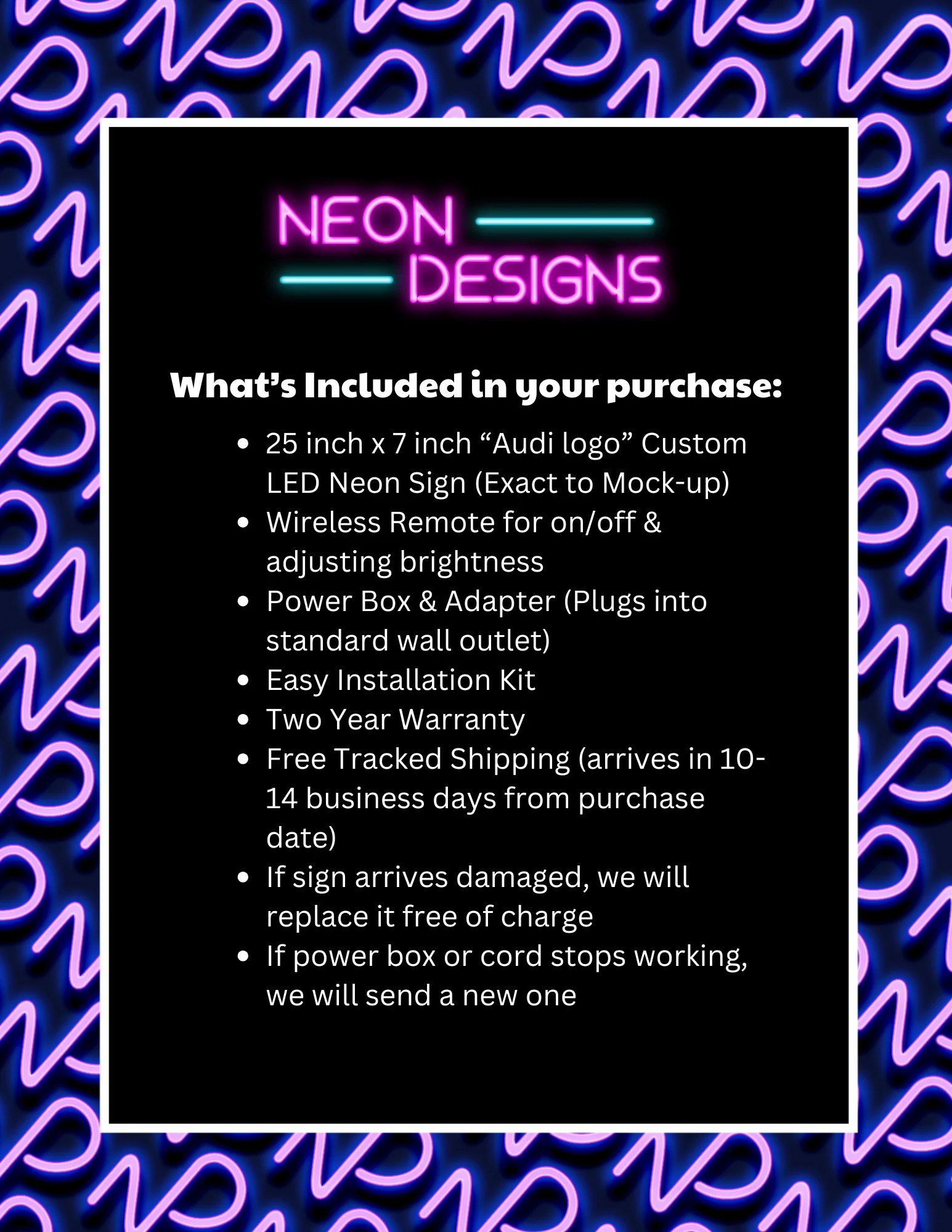Audi logo - Premium Neon Artwork - Image 2