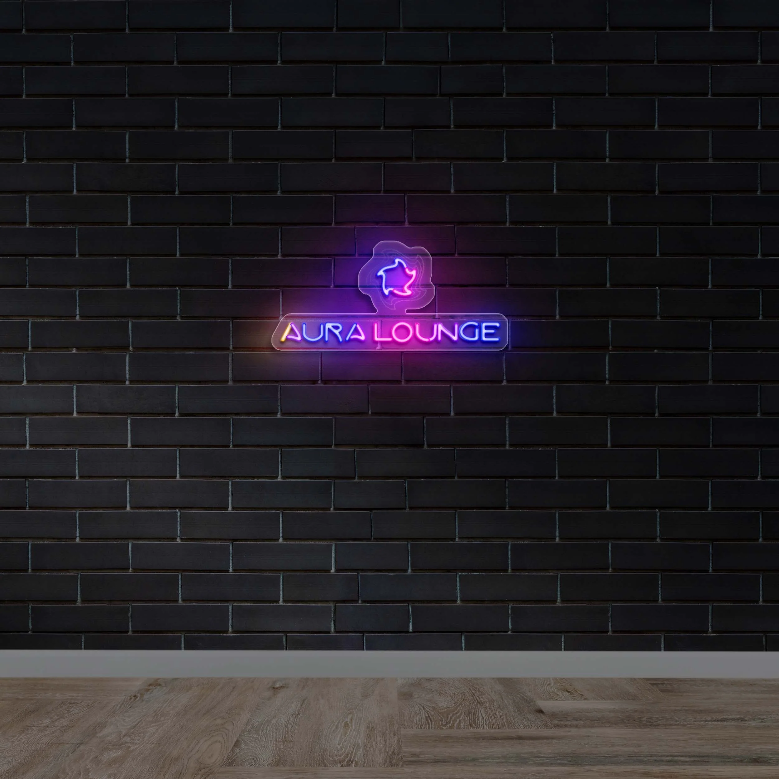 AURA LOUNGE - Premium Neon Artwork