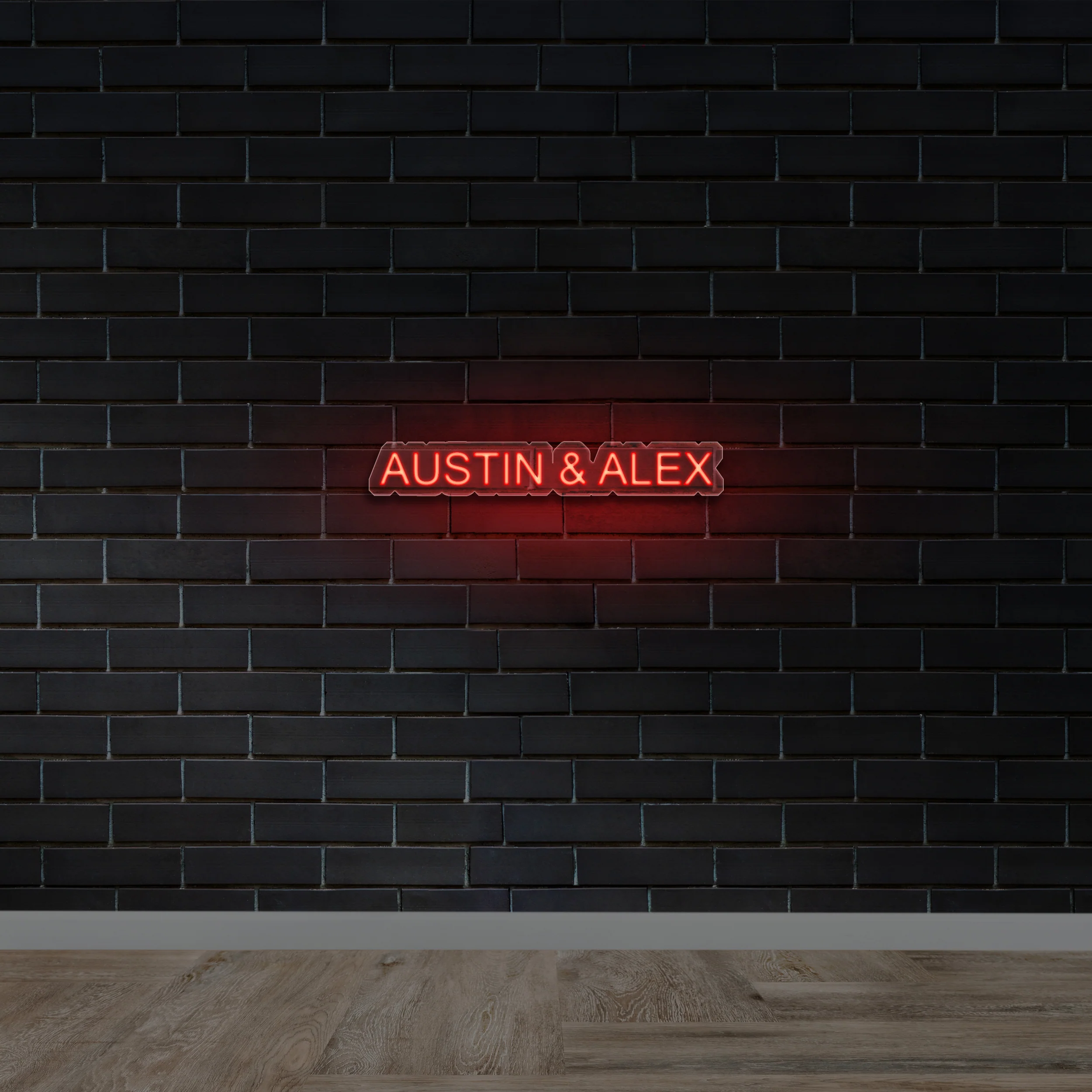 AUSTIN & ALEX - Premium Neon Artwork