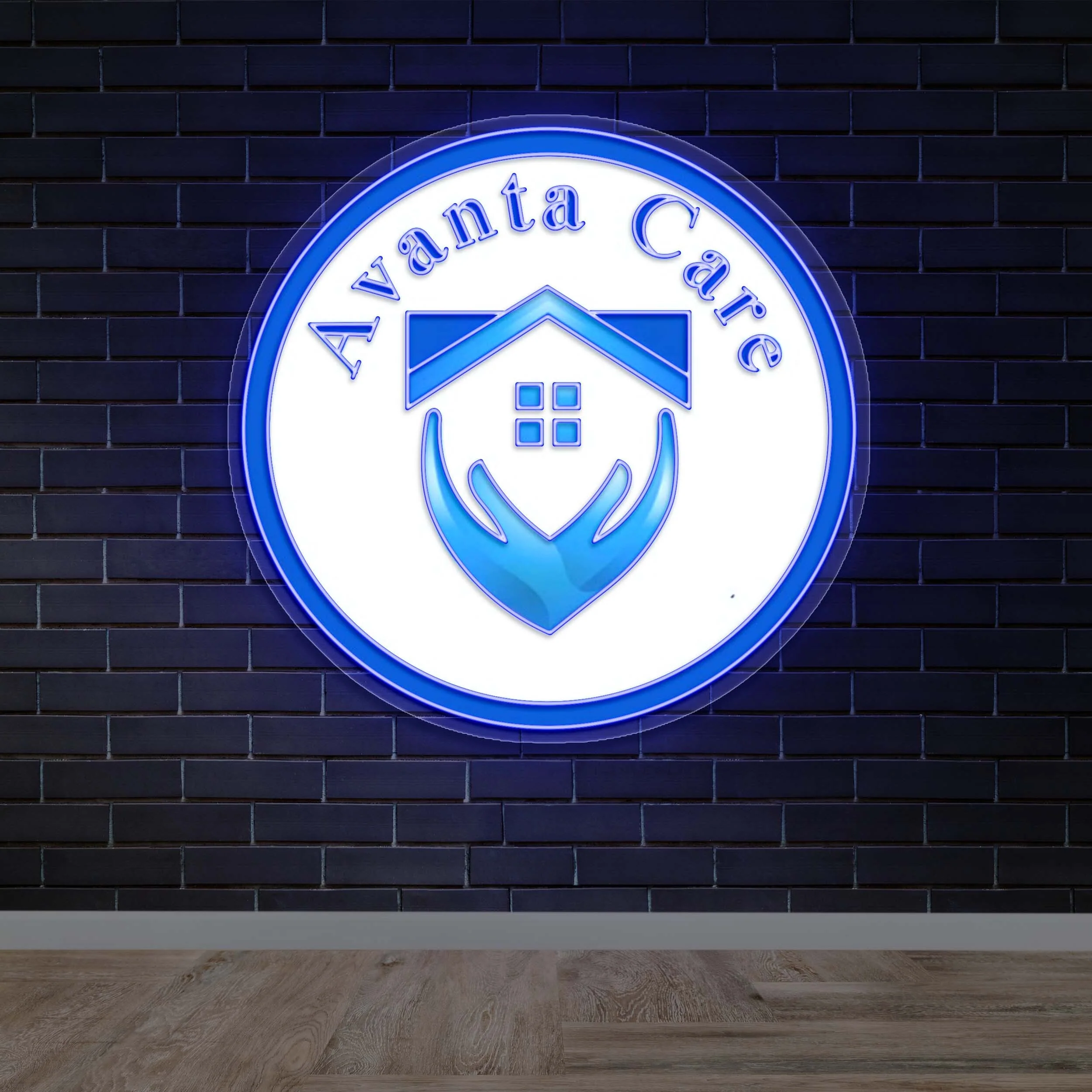 Avanta Care - Premium Neon Artwork
