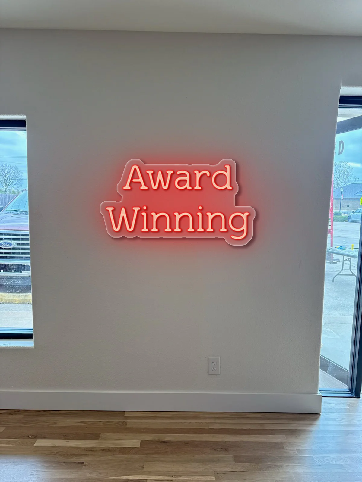 Award Winning (2 rows) - Premium Neon Artwork