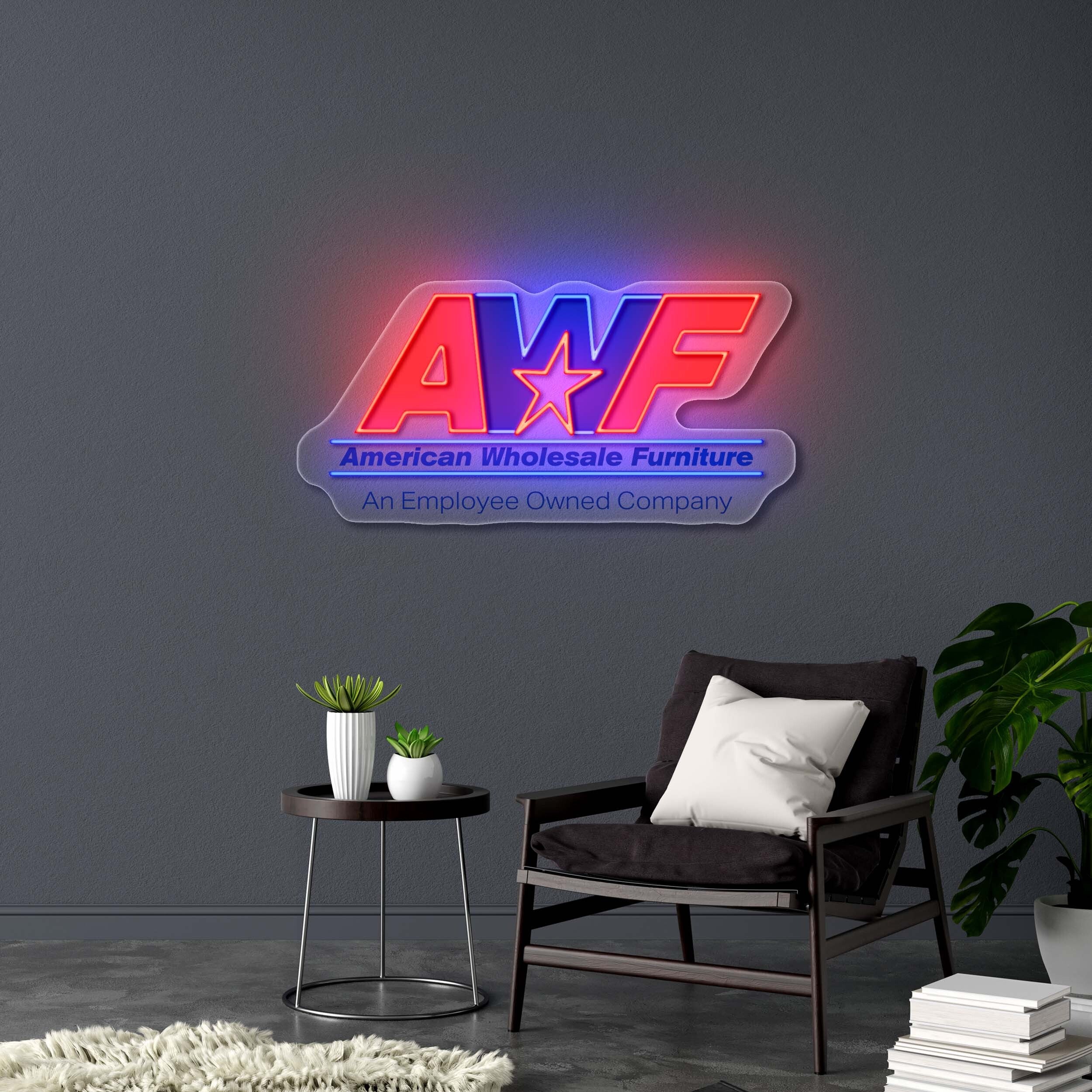 AWF American Wholesale Furniture - Premium Neon Artwork - Image 2