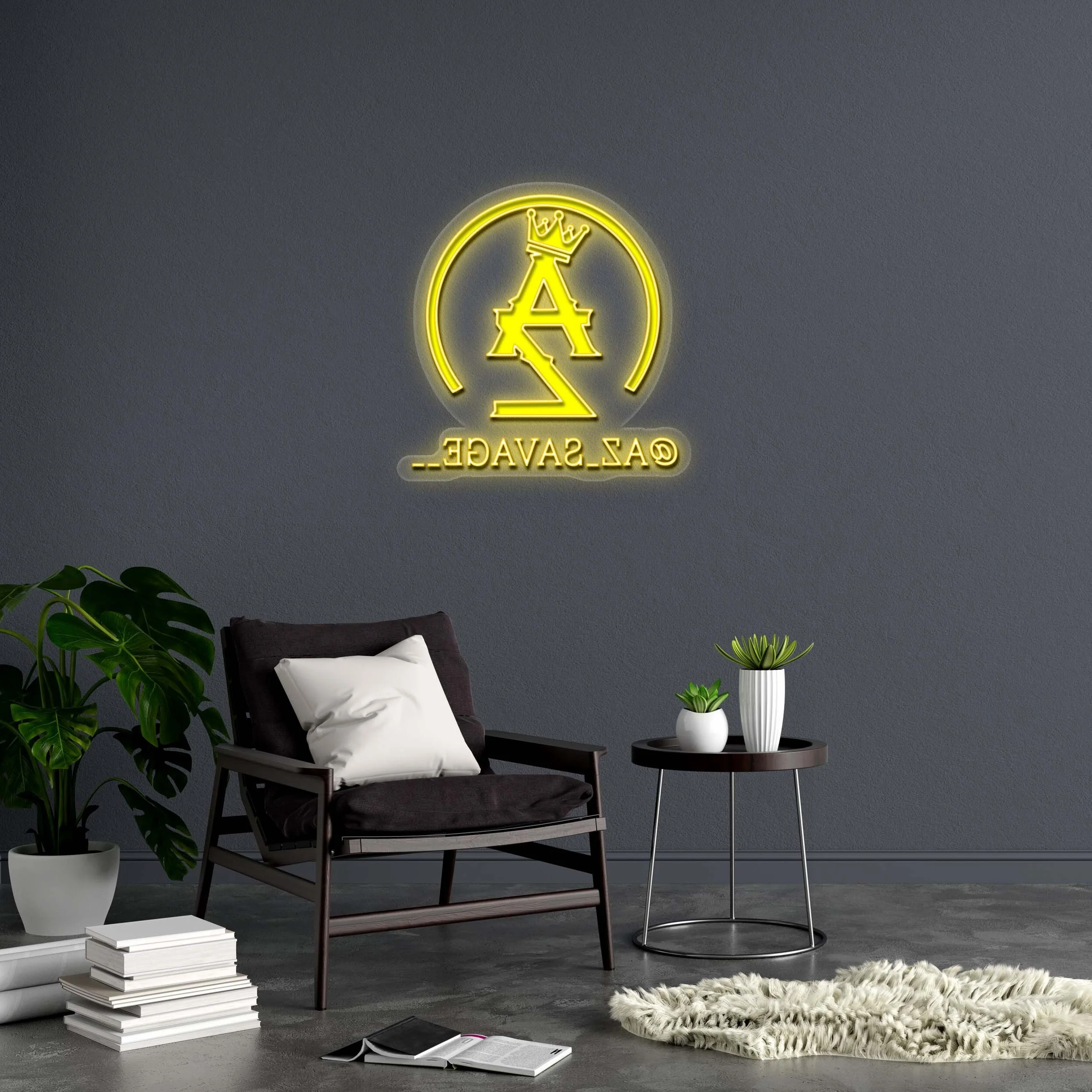 @AZ_SAVAGE (version 2 flipped) - Premium Neon Artwork