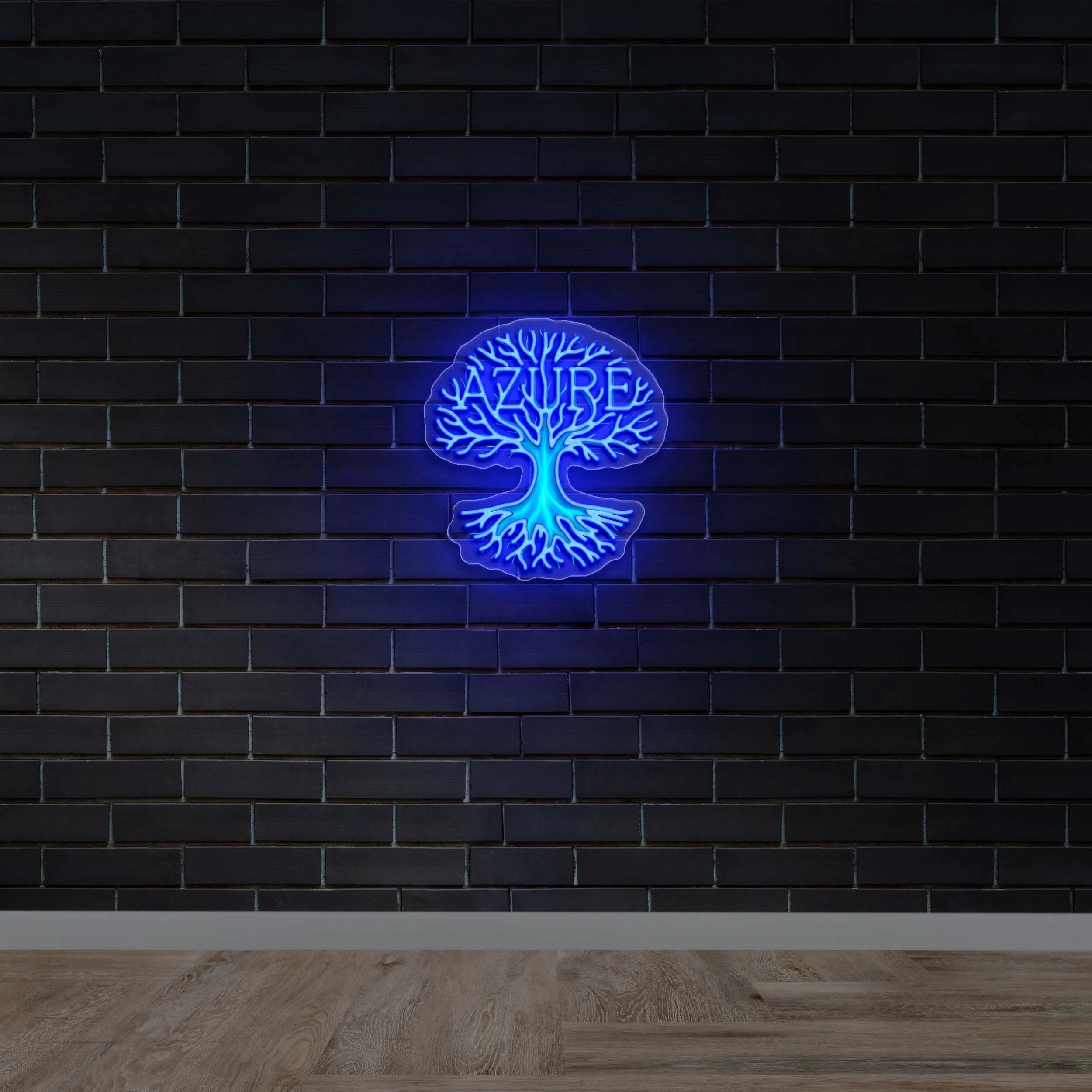 AZURE - Premium Neon Artwork