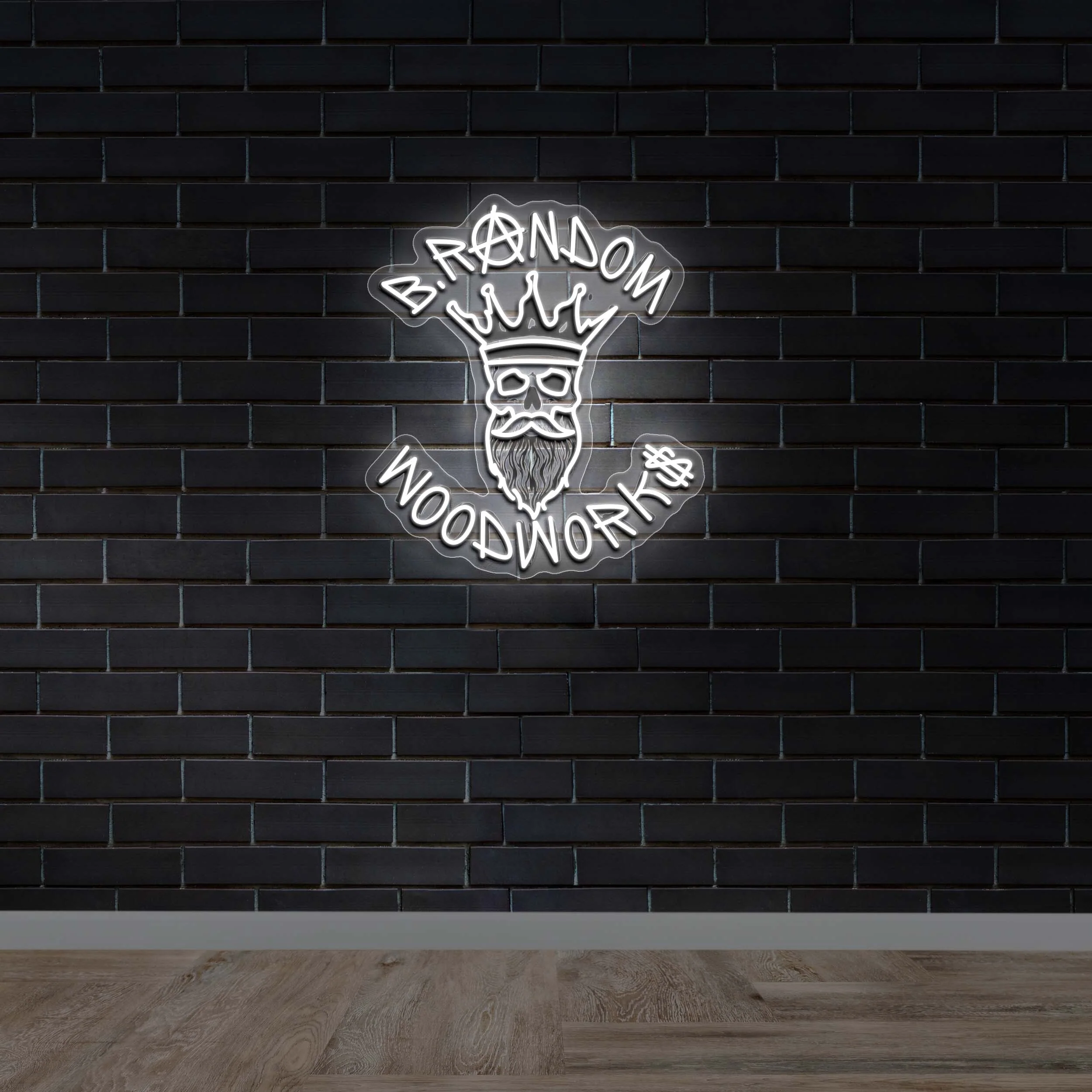 B.RANDOM WOODWORKS - Premium Neon Artwork