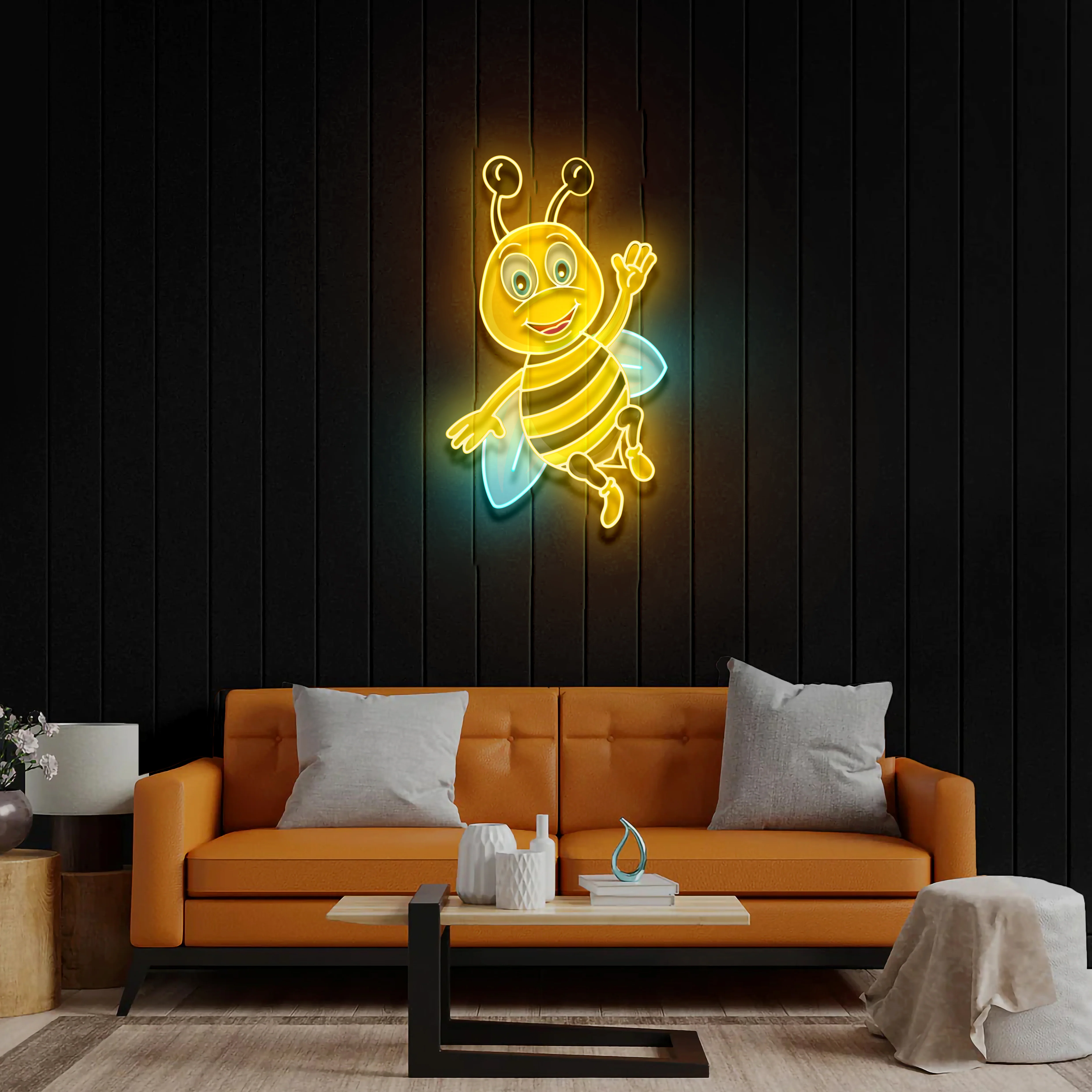 B-Rite Autoglass - Premium Neon Artwork