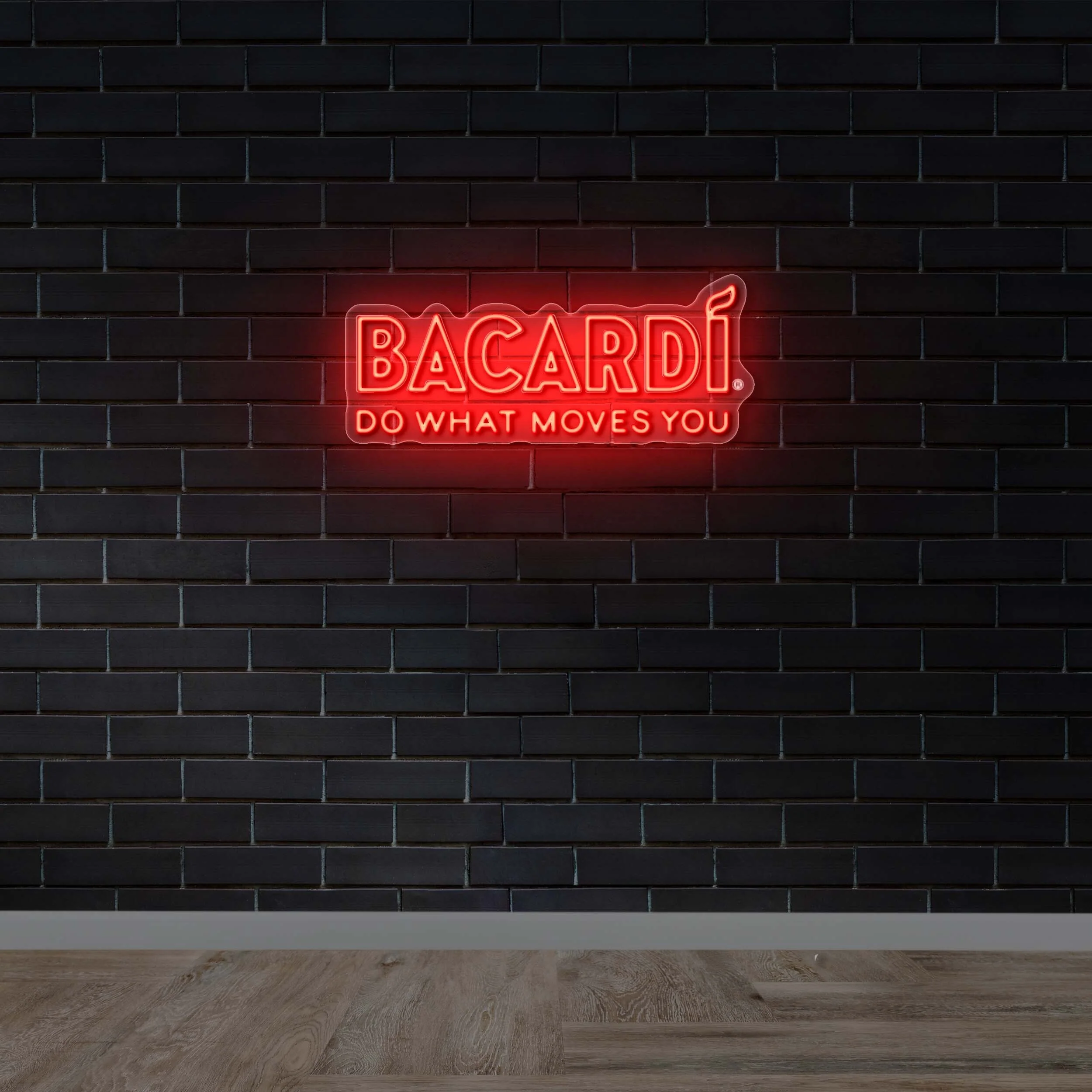 BACARDI (Text Only) - Premium Neon Artwork