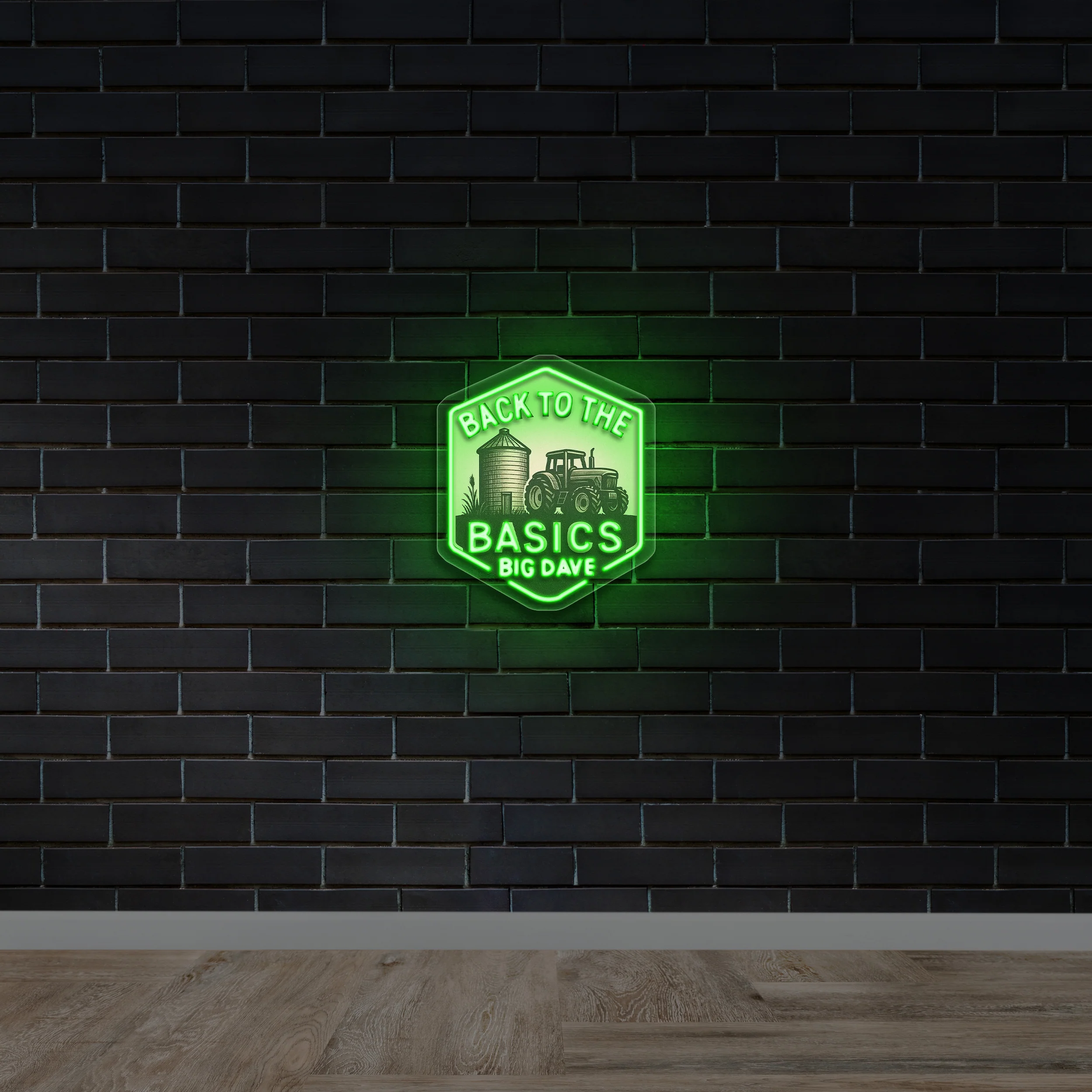 BACK TO THE BASICS - Premium Neon Artwork