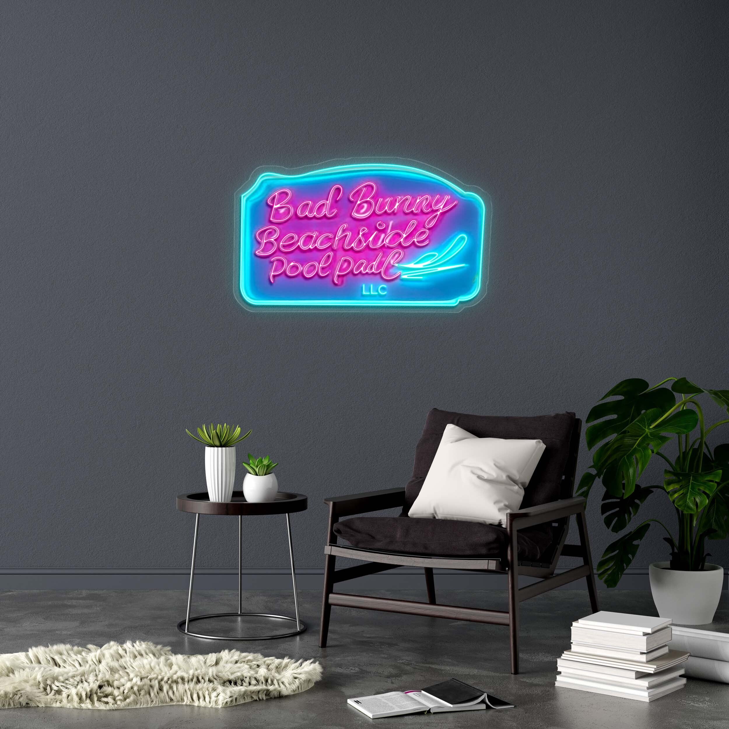 Bad Bunny - Premium Neon Artwork