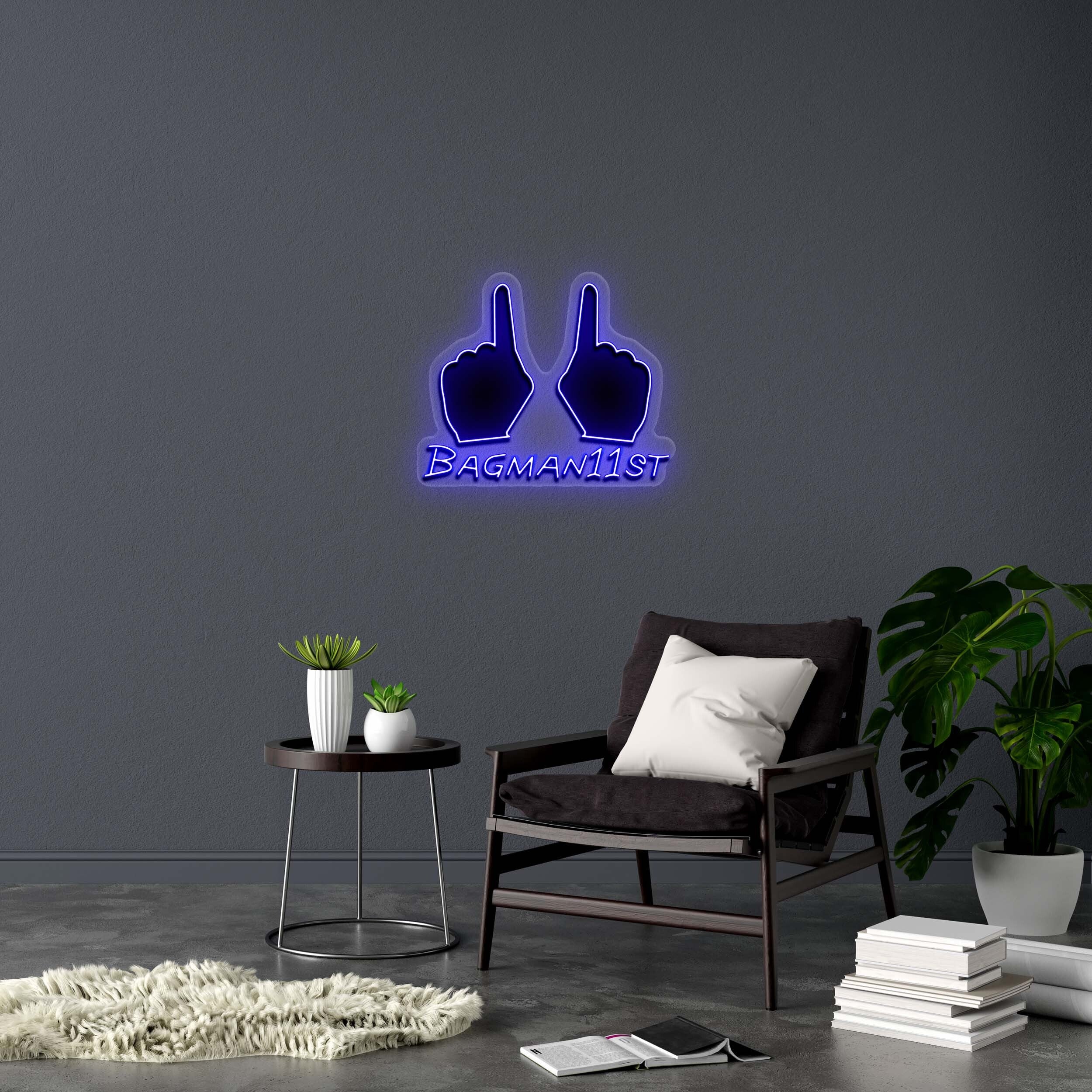 Bagman11st - Premium Neon Artwork