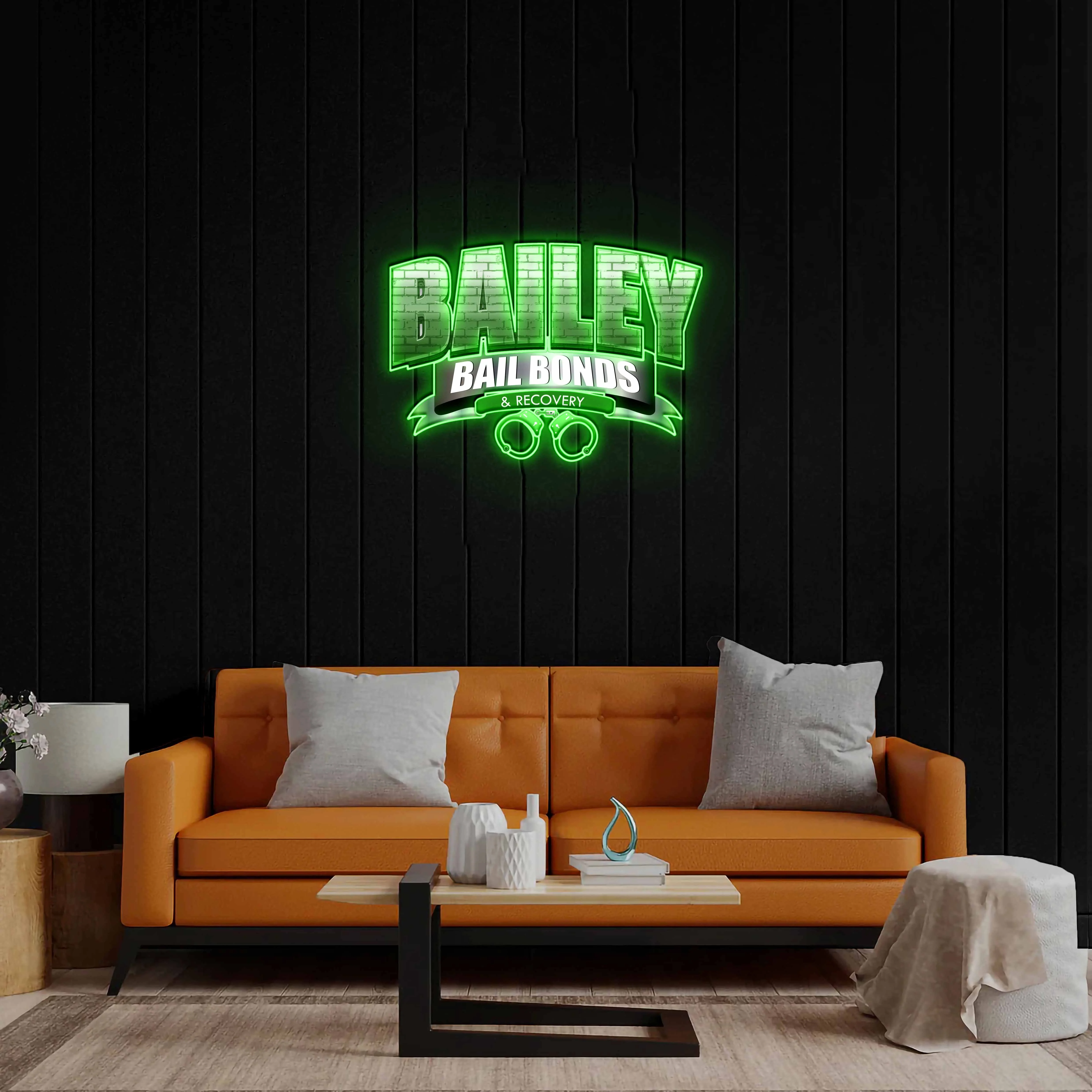 Bailey Bail Bonds - Premium Neon Artwork