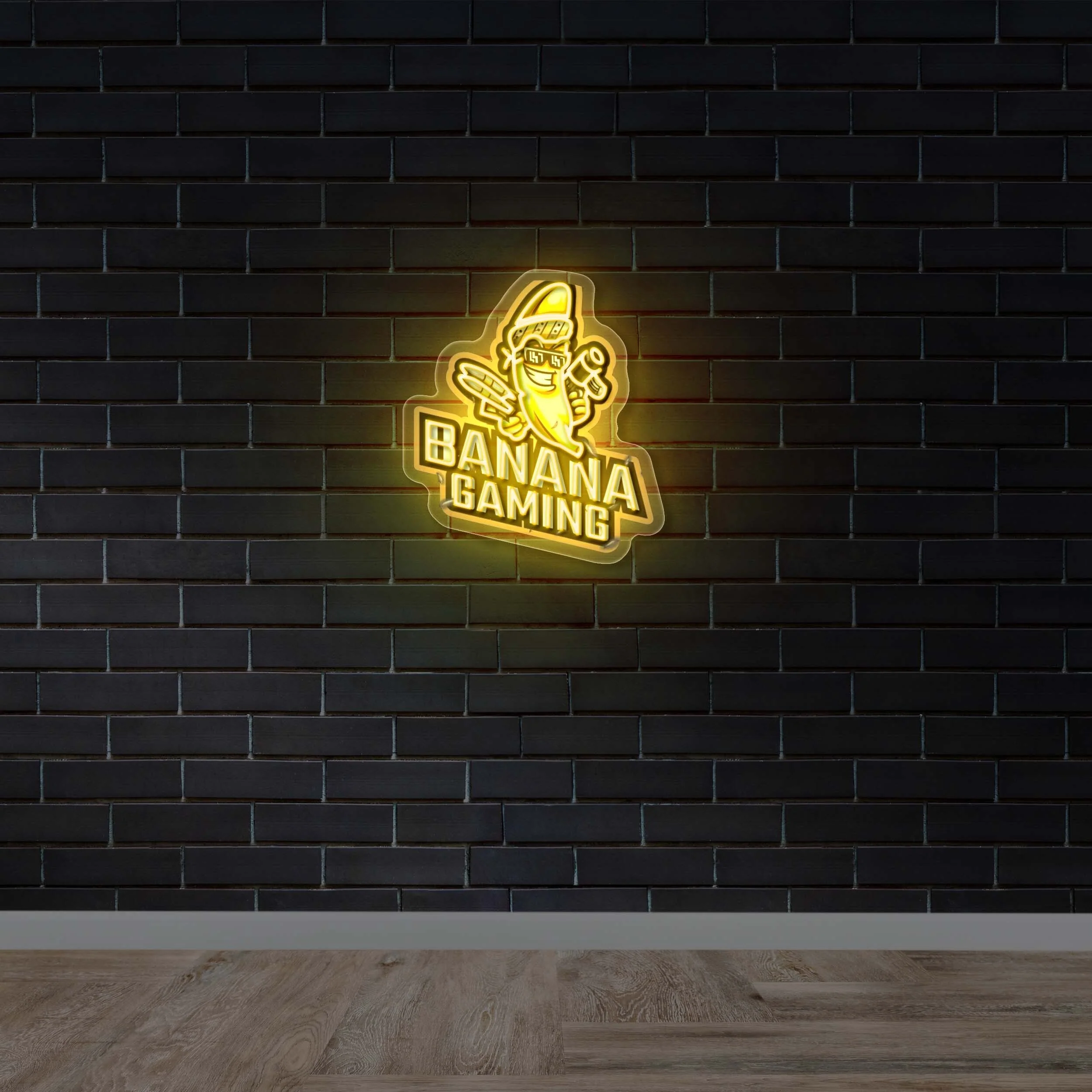 BANANA GAMING - Premium Neon Artwork