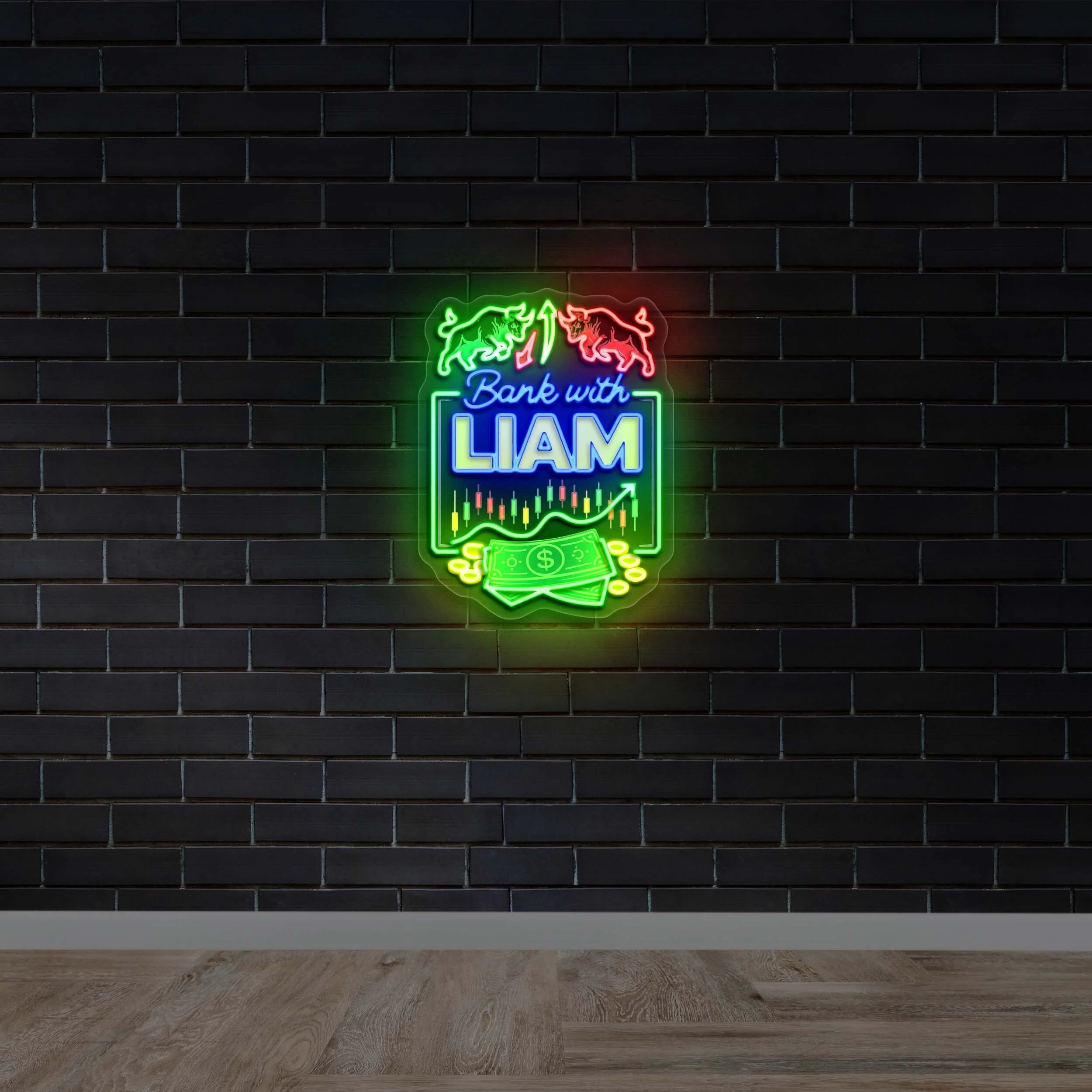 Bank with Liam - Premium Neon Artwork