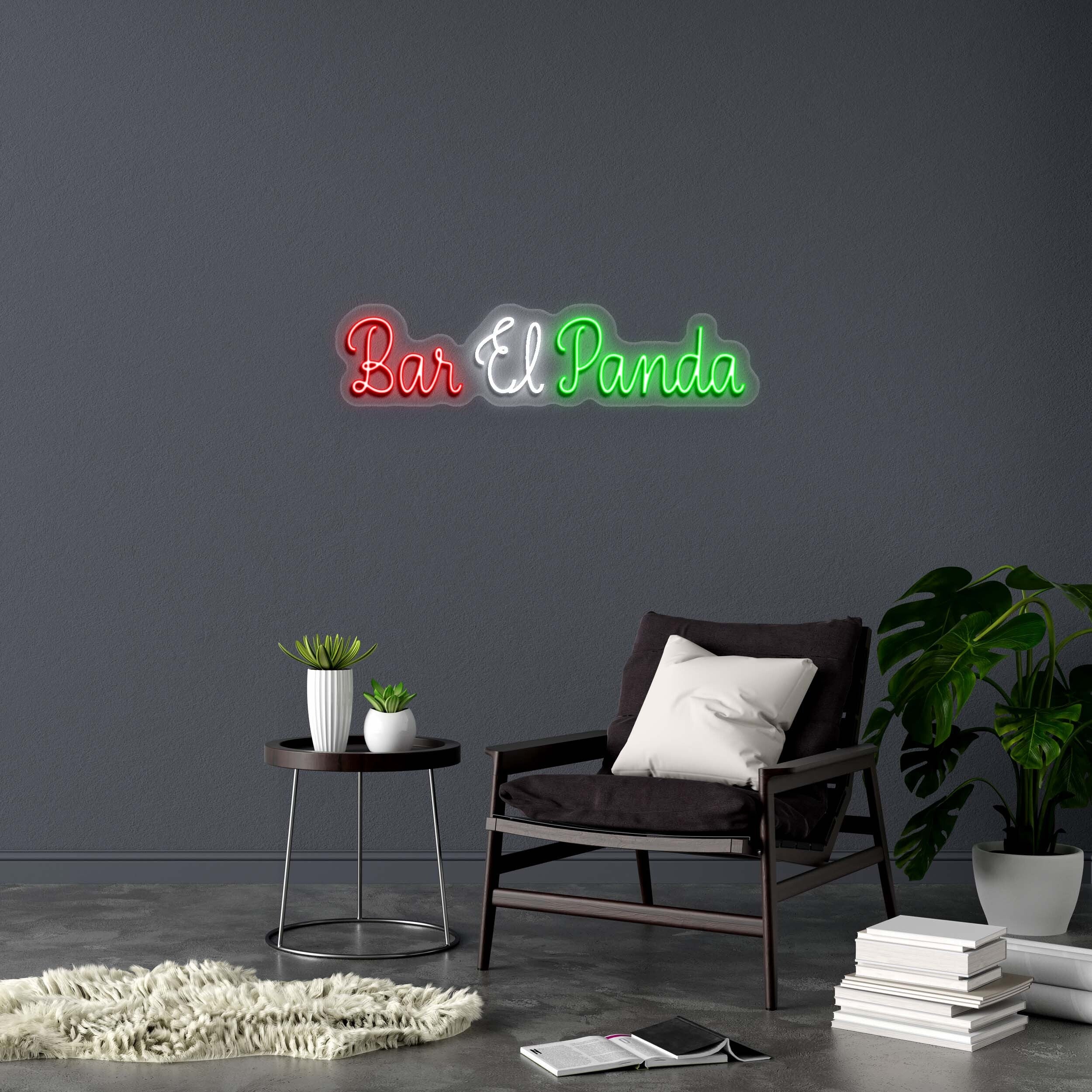 Bar El Panda - Premium Neon Artwork