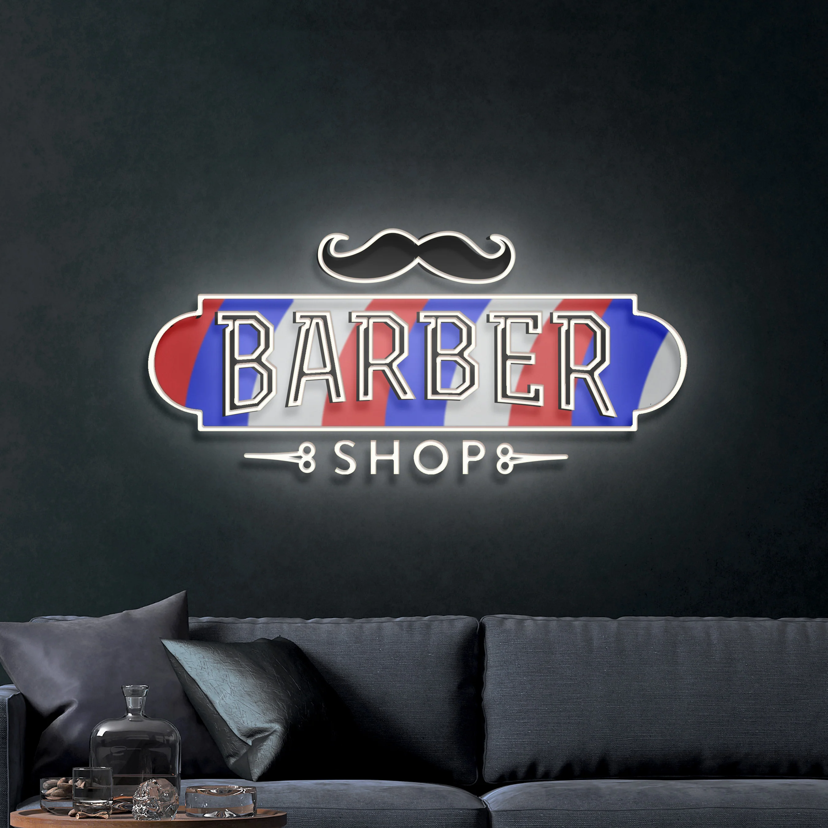 Barber Shop – Premium Neon Artwork