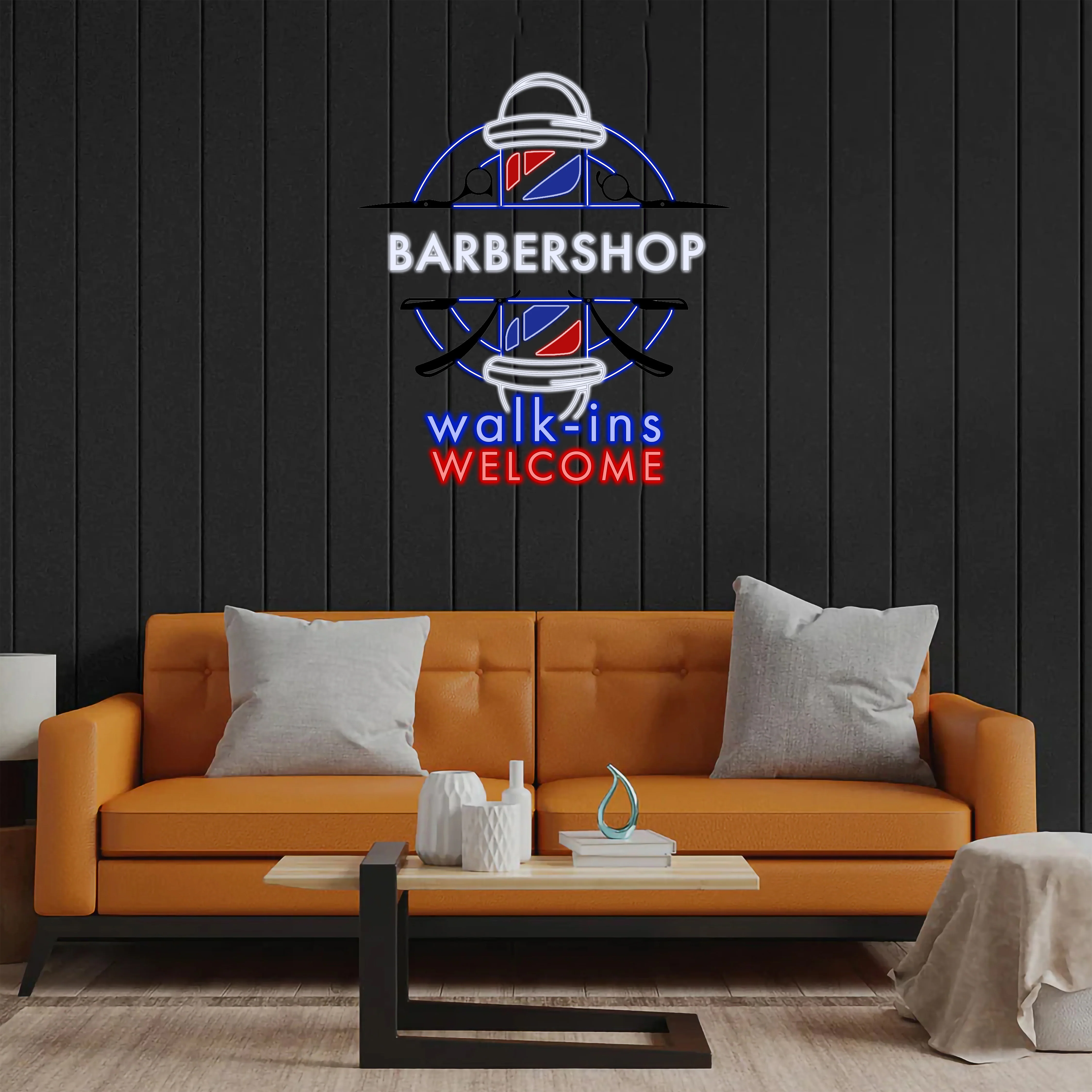 Barbershop - Premium Neon Artwork